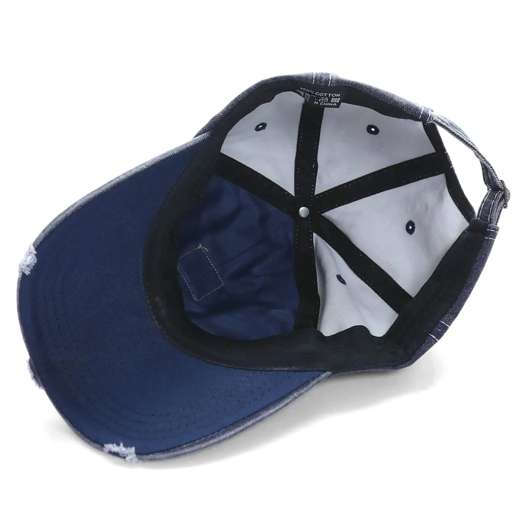 Cotton denim baseball cap #2304 sold by Dubinik product image thumbnail 4