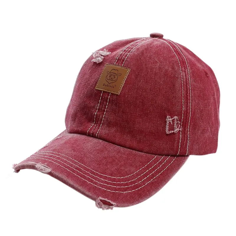 Cotton denim baseball cap #2301 made by Dubinik