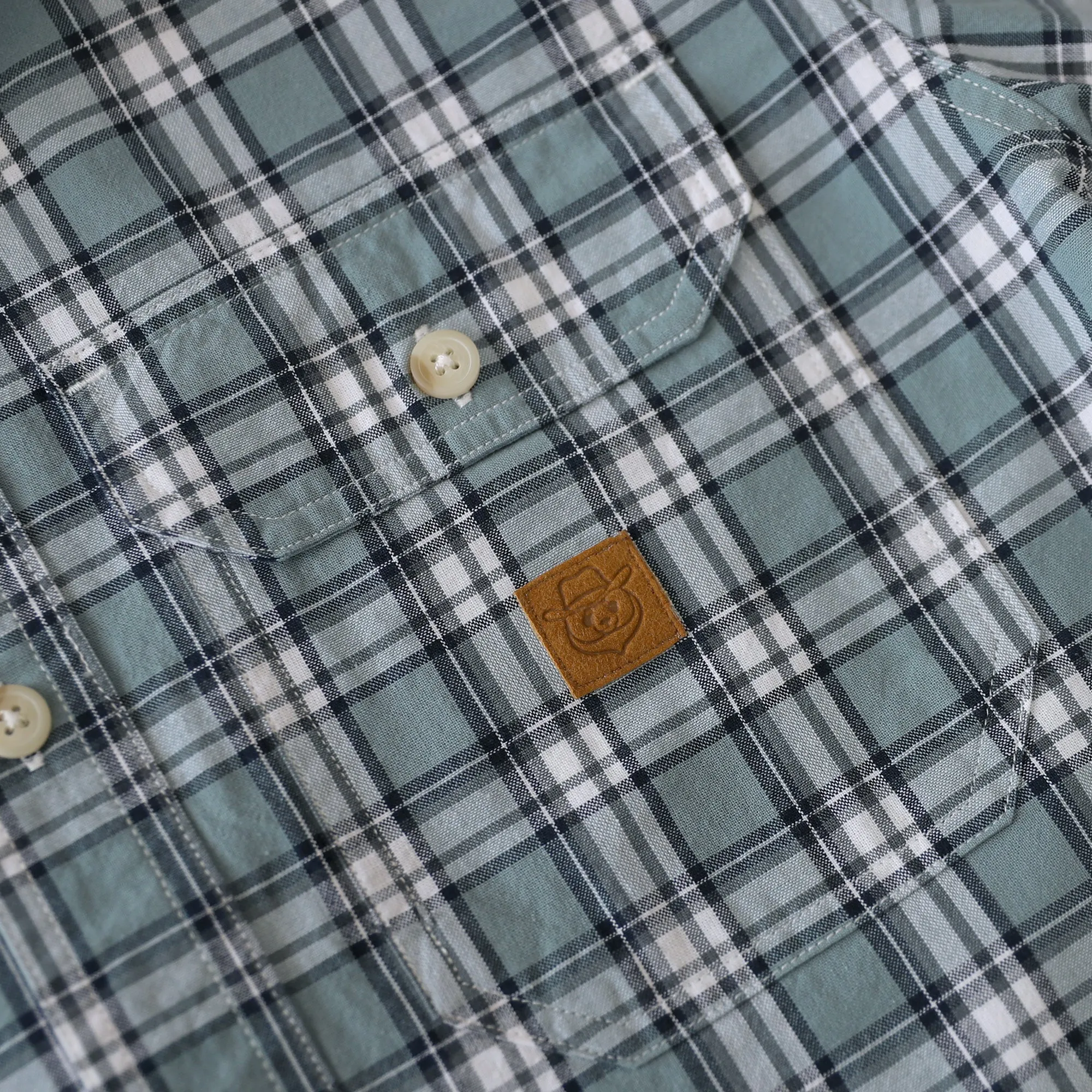 Dubinik® Men’s Button Down Short Sleeve Shirt, Double Pockets, Casual Workwear Plaid#101712 sold by Dubinik product image thumbnail 5