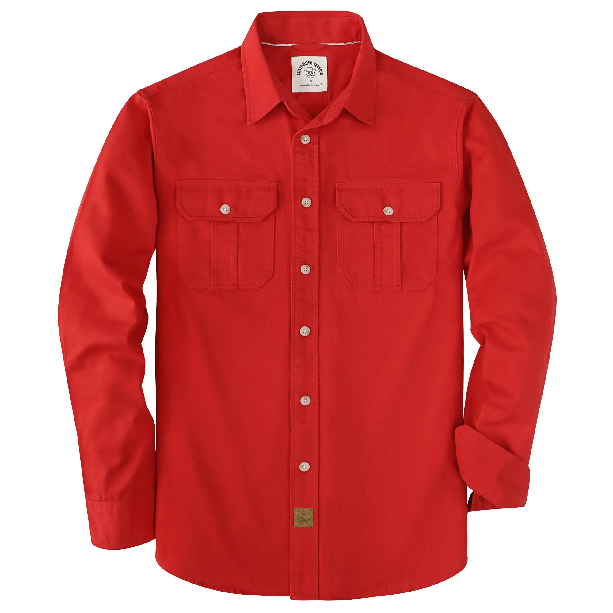 Dubinik® 7.2 oz Men's Cotton Long Sleeve Two Pocket Work Shirt#10804 sold by Dubinik