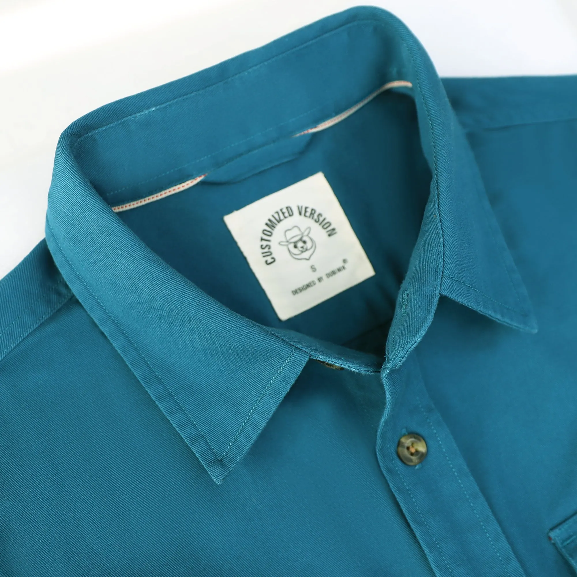 Dubinik® 7.2oz Men's Cotton Long Sleeve Two Pocket Work Shirt#10811 sold by Dubinik product image thumbnail 3