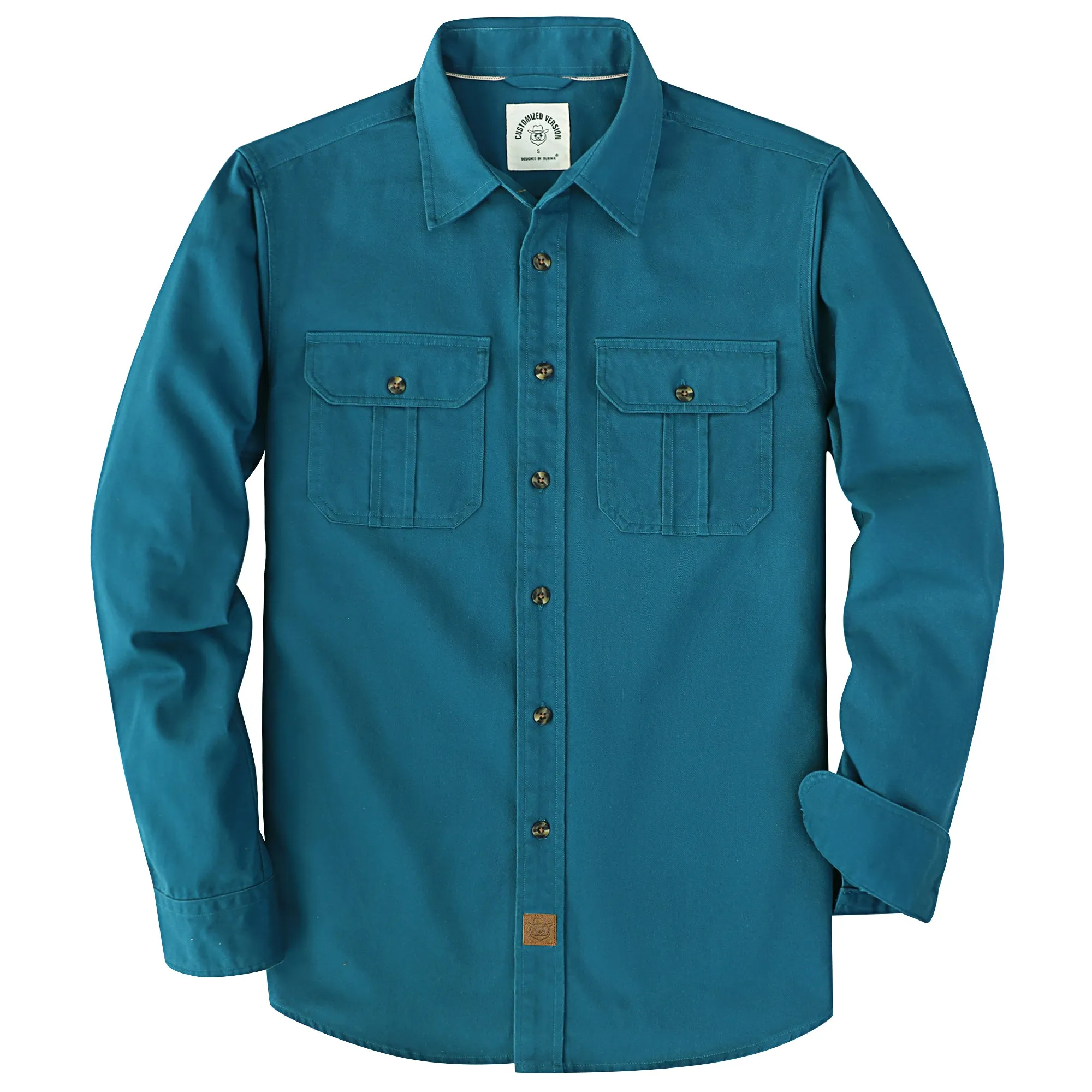 Dubinik® 7.2oz Men's Cotton Long Sleeve Two Pocket Work Shirt#10811 sold by Dubinik