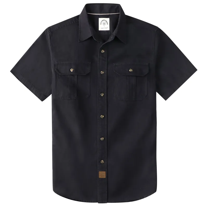 Dubinik® Men’s Short Sleeve Work Shirt – 2 Pocket Cotton Casual#10712 made by Dubinik