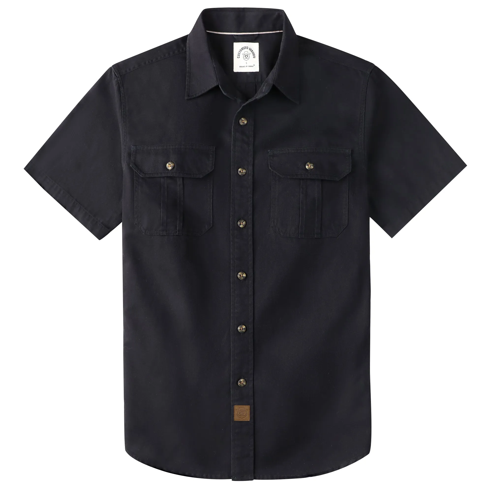 Dubinik® Men’s Short Sleeve Work Shirt – 2 Pocket Cotton Casual#10712 sold by Dubinik
