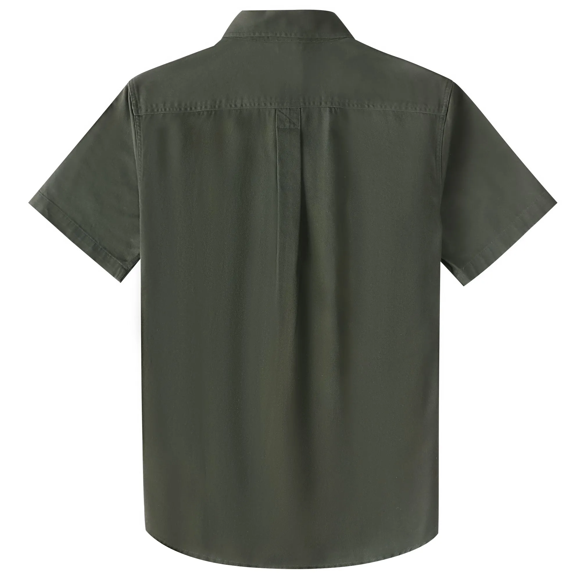 Dubinik® Men’s Short Sleeve Work Shirt – 2 Pocket Cotton Casual#10708 sold by Dubinik product image thumbnail 2