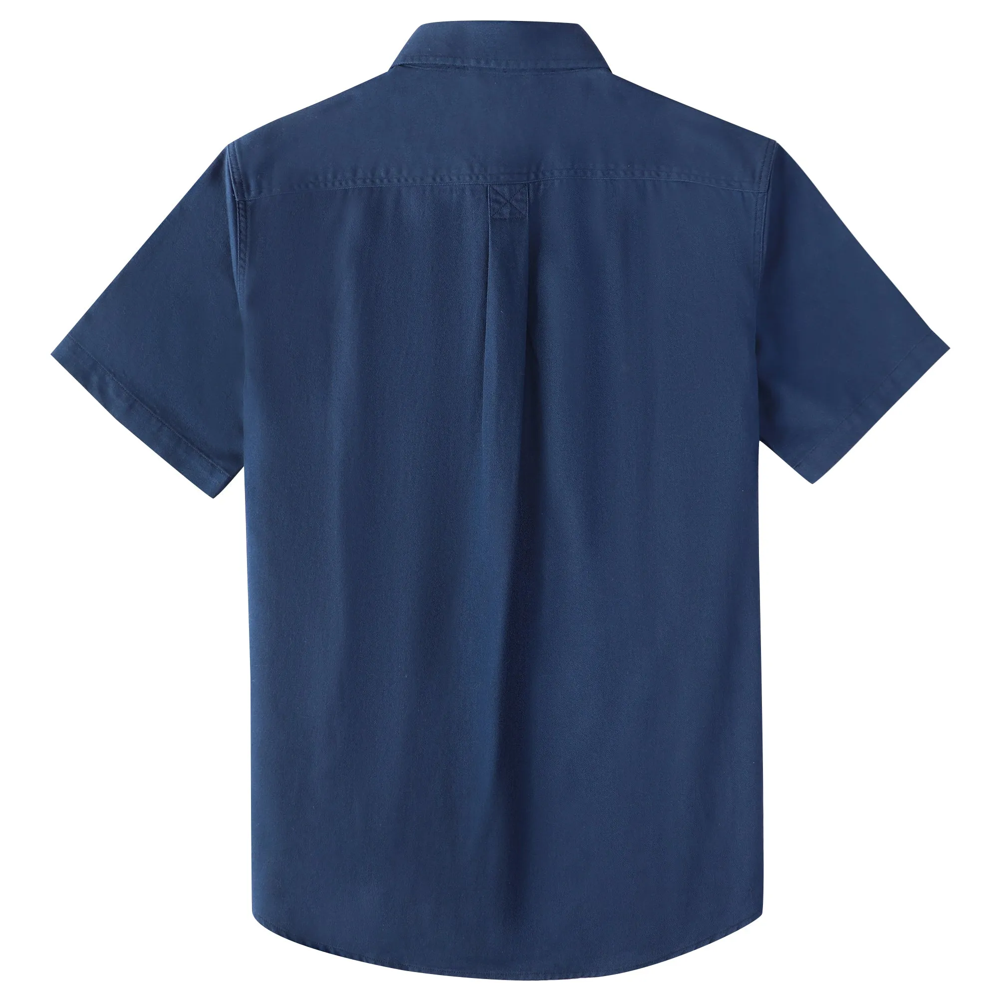 Dubinik® Men’s Short Sleeve Work Shirt – 2 Pocket Cotton Casual#10702 sold by Dubinik product image thumbnail 2