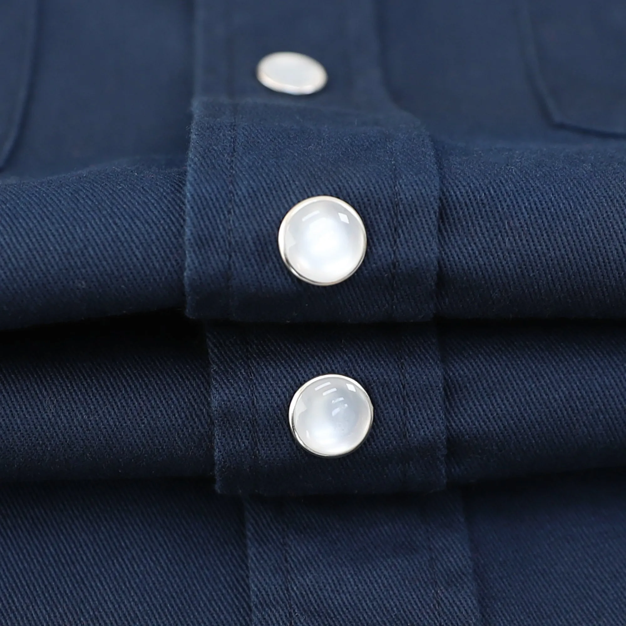 Dubinik® 7.2oz Men's Western Cowboy Pearl Snap Long Sleeve Work Shirt#10602 sold by Dubinik product image thumbnail 5