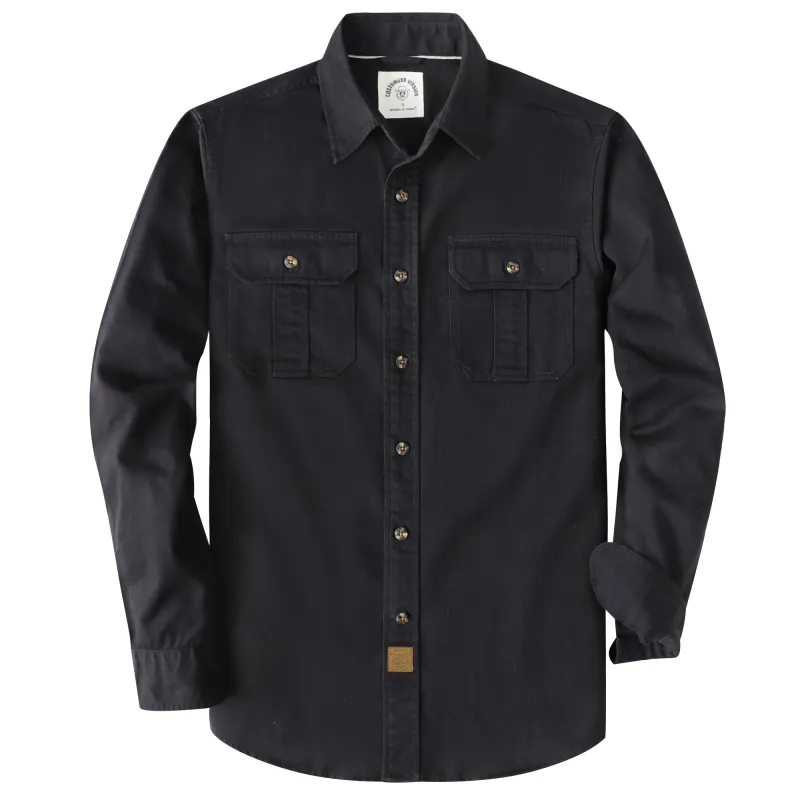 Dubinik® 7.2oz Men's Cotton Long Sleeve Two Pocket Casual Work Shirt#10812 made by Dubinik
