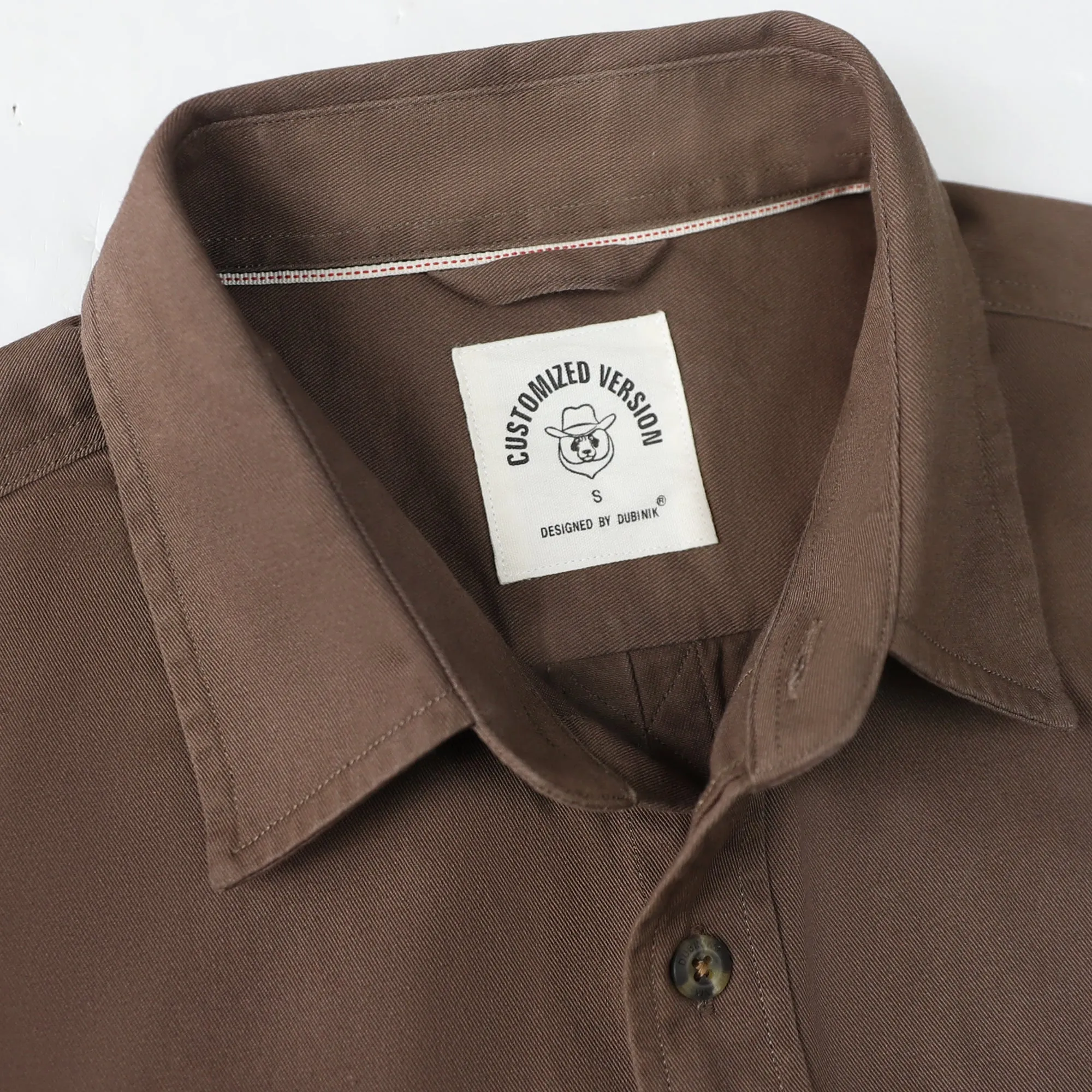 Dubinik® 7.2oz Men's Cotton Long Sleeve Two Pocket Work Shirt#10810 sold by Dubinik product image thumbnail 4