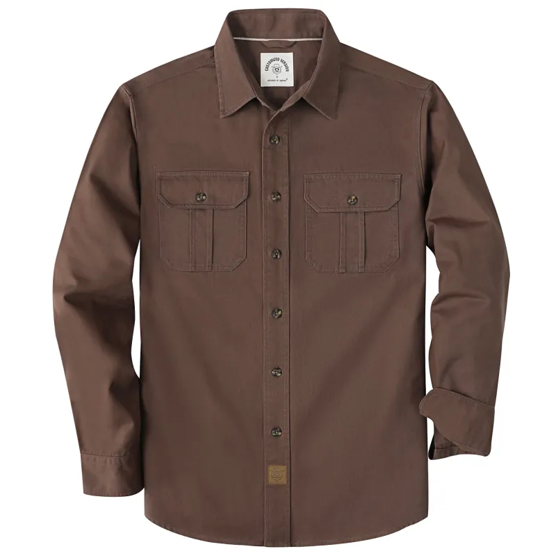 Dubinik® 7.2oz Men's Cotton Long Sleeve Two Pocket Work Shirt#10810 made by Dubinik