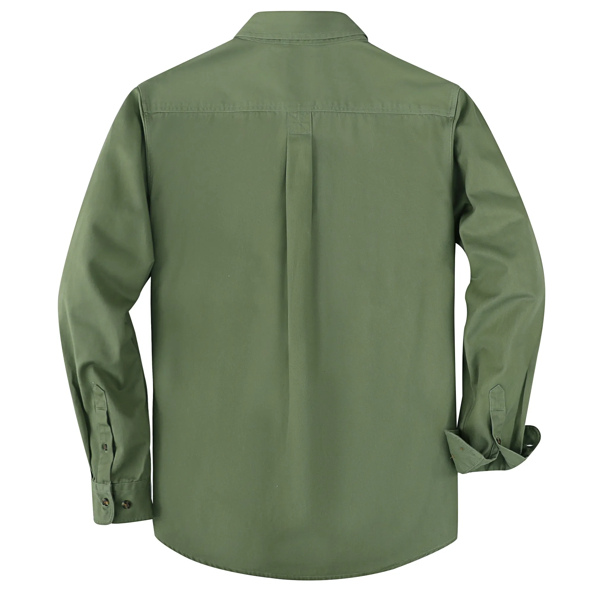 Dubinik® 7.2oz Men's Cotton Long Sleeve Two Pocket Work Shirt#10809 sold by Dubinik product image thumbnail 2