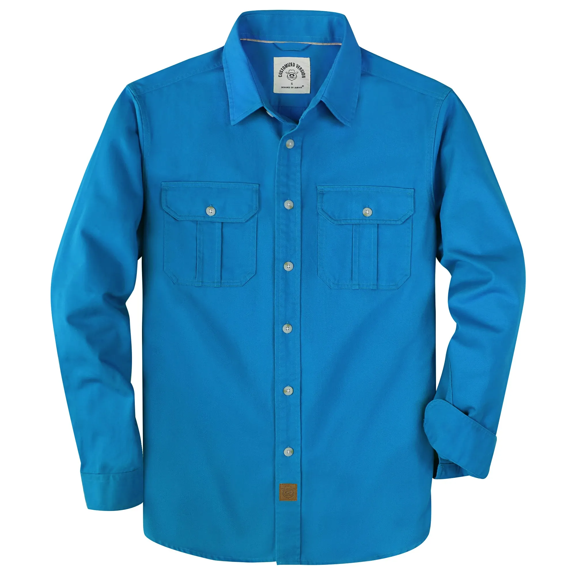 Dubinik® 7.2oz Men's Cotton Long Sleeve Two Pocket Work Shirt#10806 sold by Dubinik