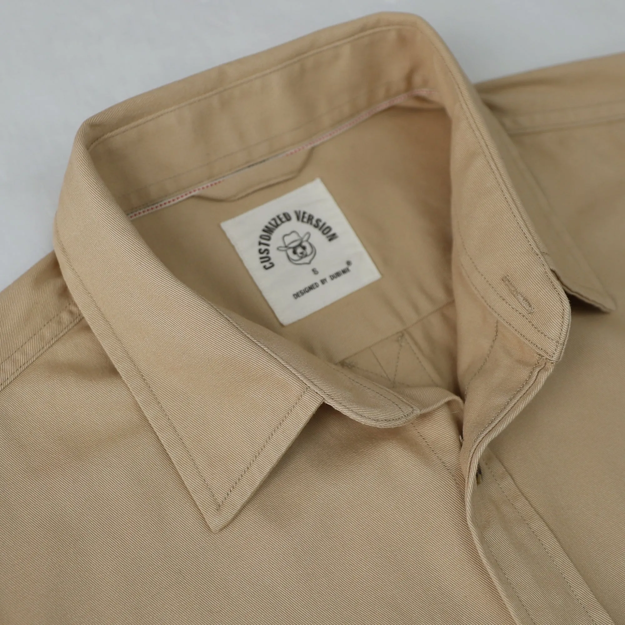 Dubinik® 7.2oz Men's Cotton Long Sleeve Two Pocket Work Shirt#10805 sold by Dubinik product image thumbnail 3