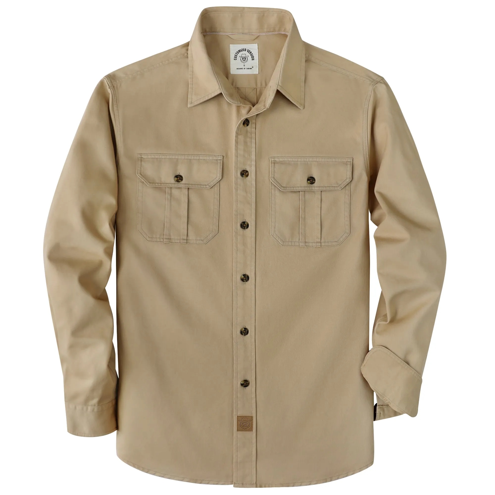Dubinik® 7.2oz Men's Cotton Long Sleeve Two Pocket Work Shirt#10805 sold by Dubinik