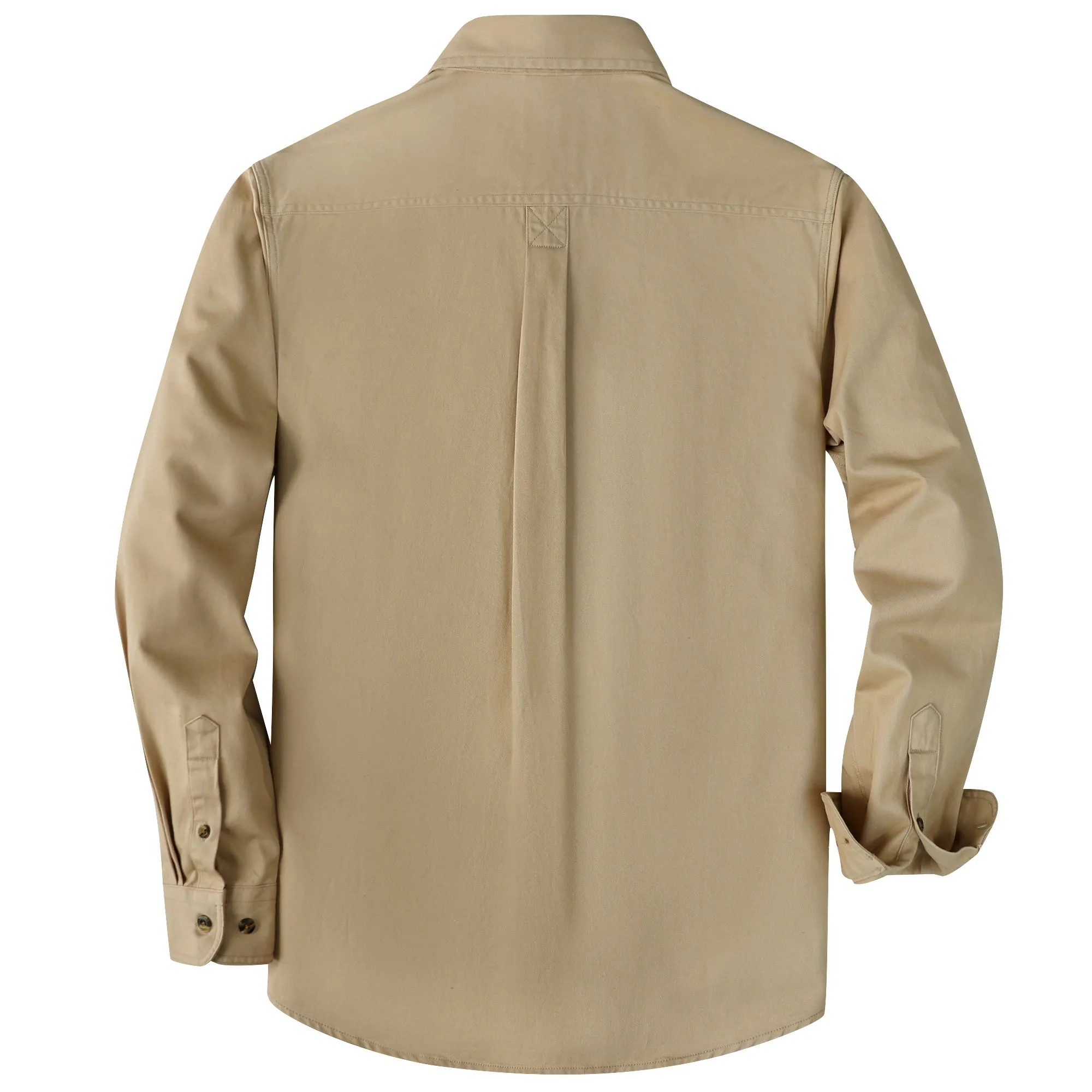 Dubinik® 7.2oz Men's Cotton Long Sleeve Two Pocket Work Shirt#10805 sold by Dubinik product image thumbnail 2