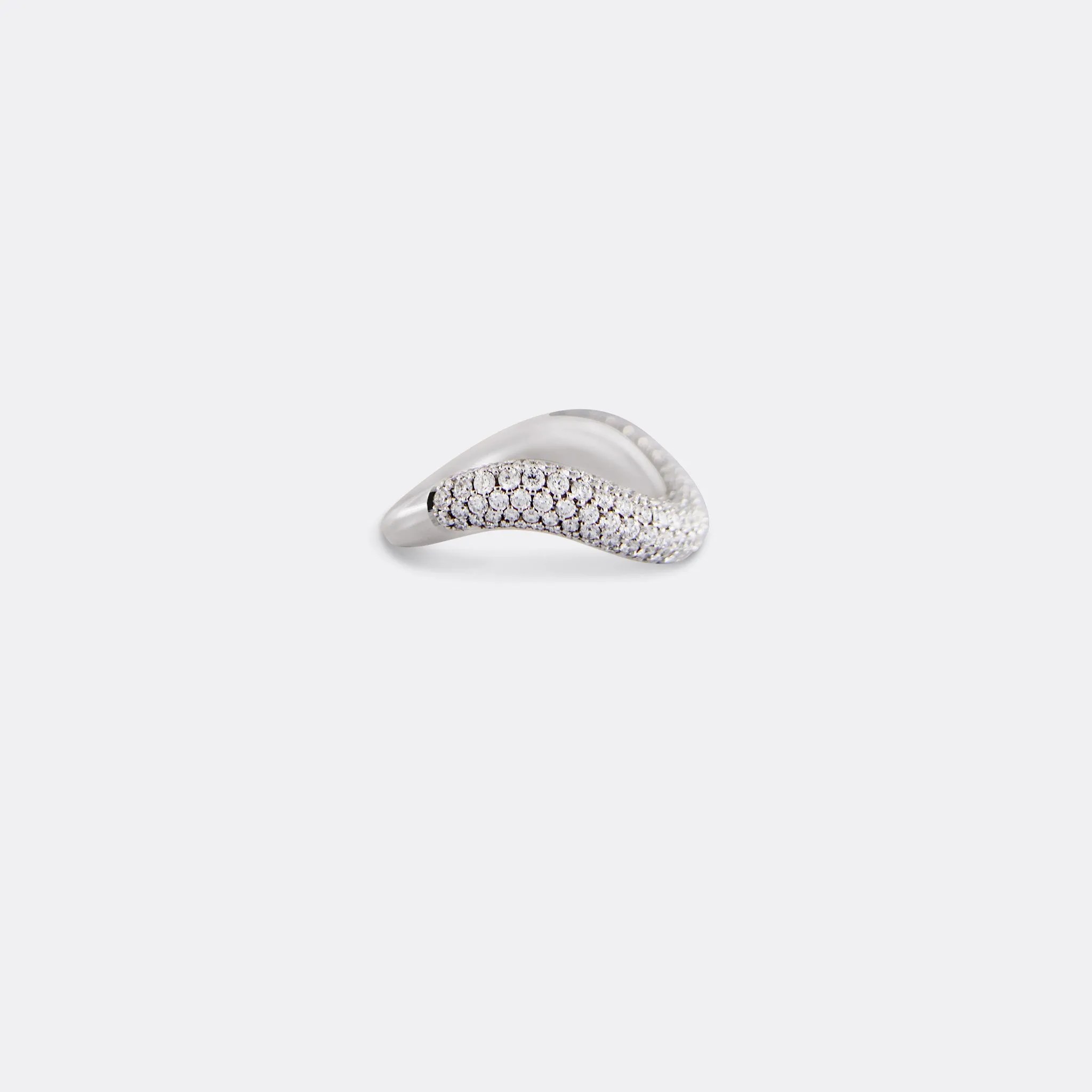 POMONA pavé ring midi sold by Ann Perica product image thumbnail 3
