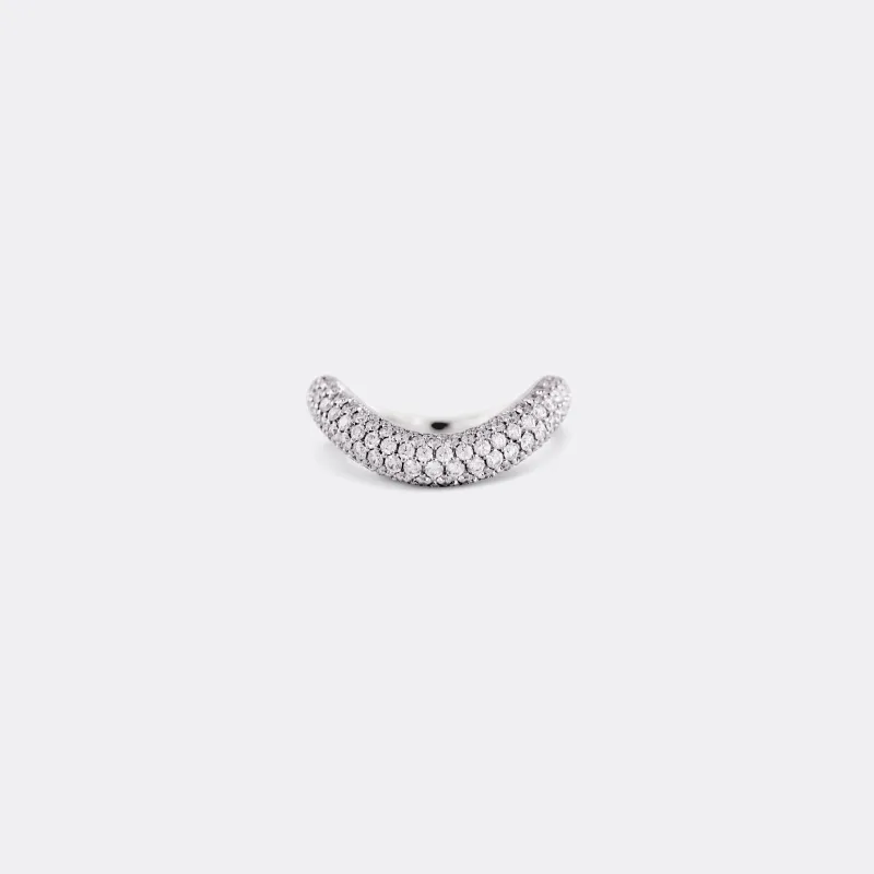 POMONA pavé ring midi made by Ann Perica