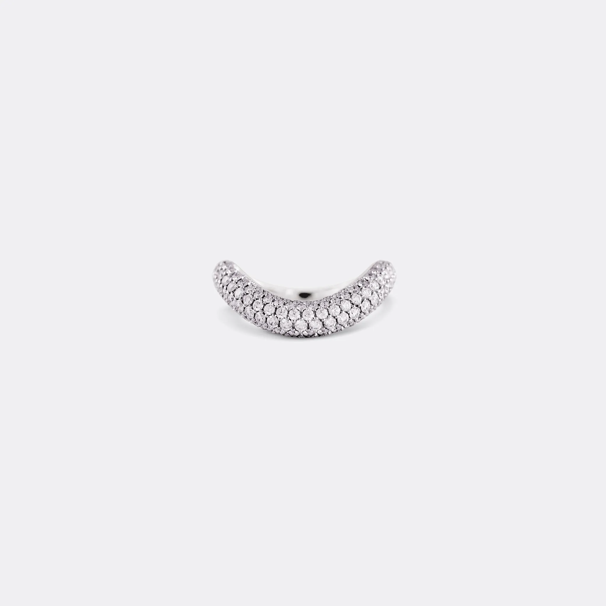 POMONA pavé ring midi sold by Ann Perica