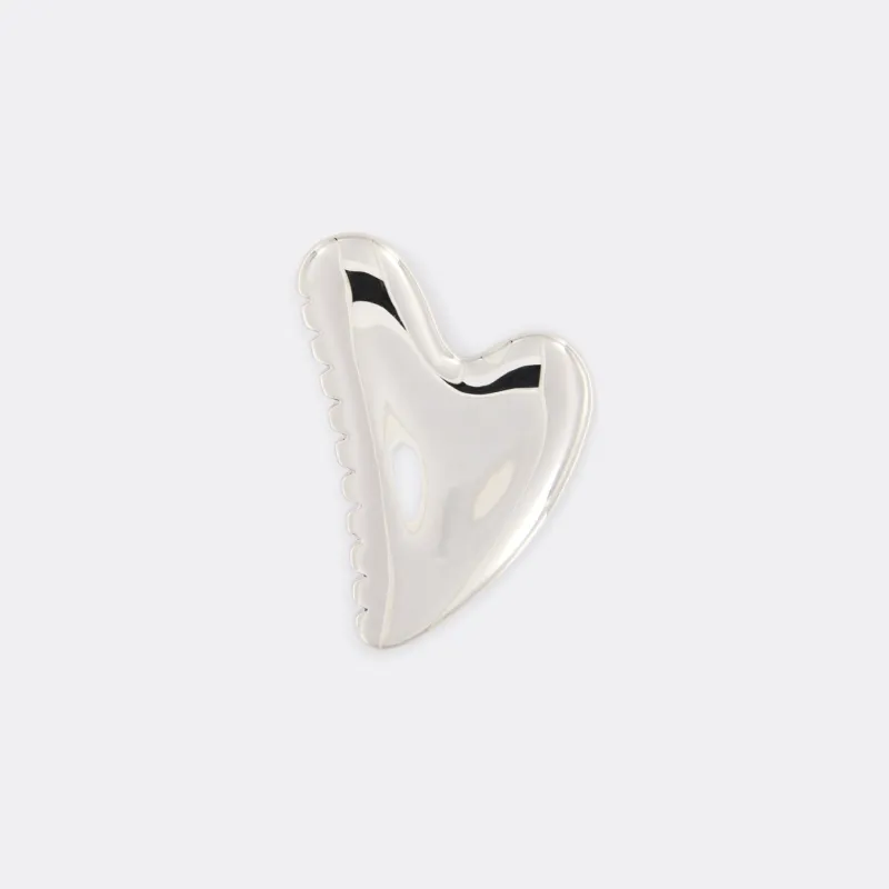 GUA SHA silver stone made by Ann Perica