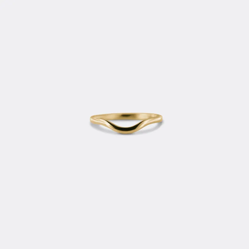 CURVED ring made by Ann Perica