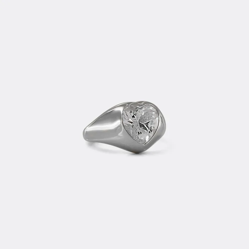 ANN X IDA HEART SAPPHIRE ring made by Ann Perica
