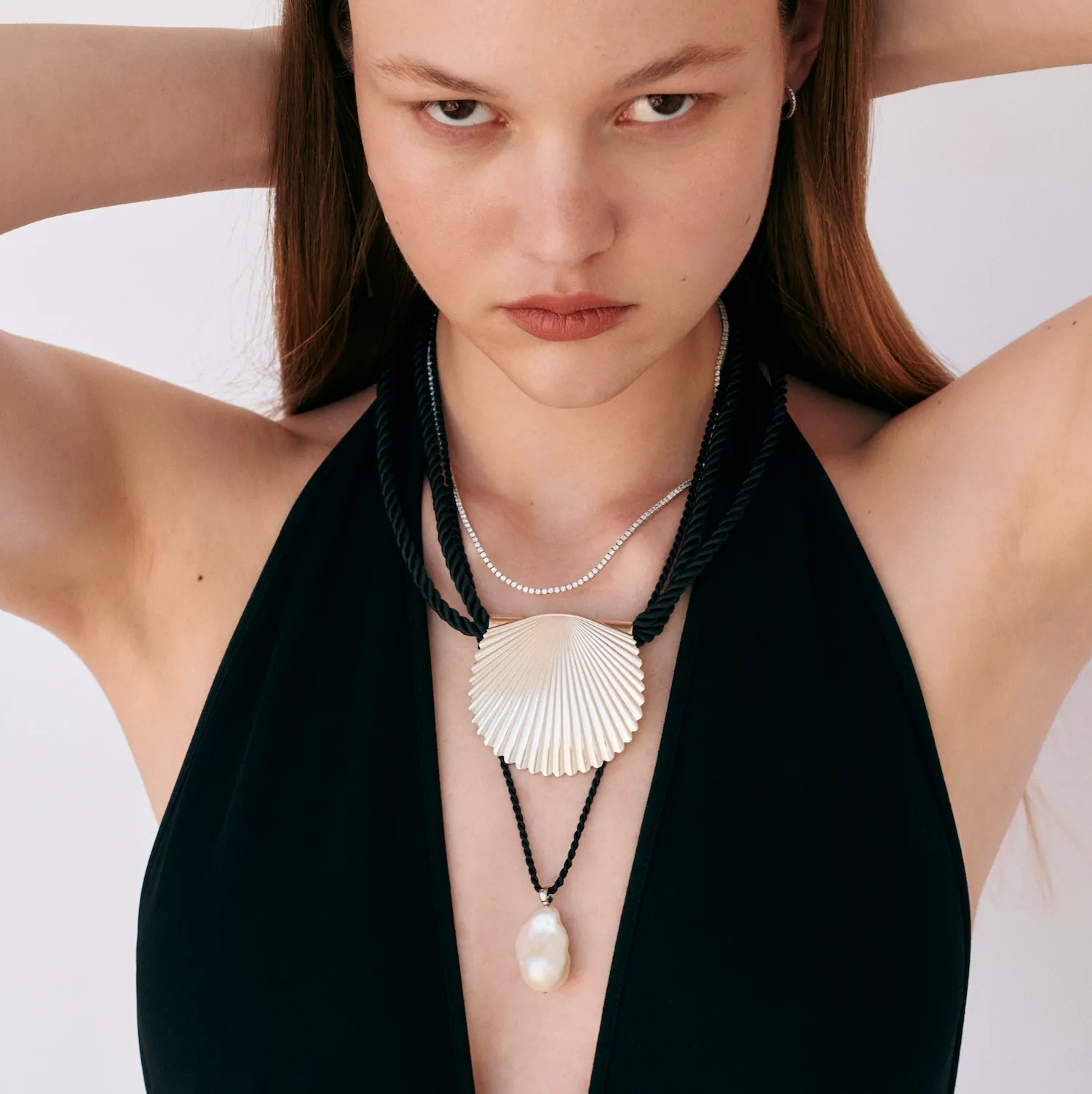 BIG SHELL necklace sold by Ann Perica product image thumbnail 2