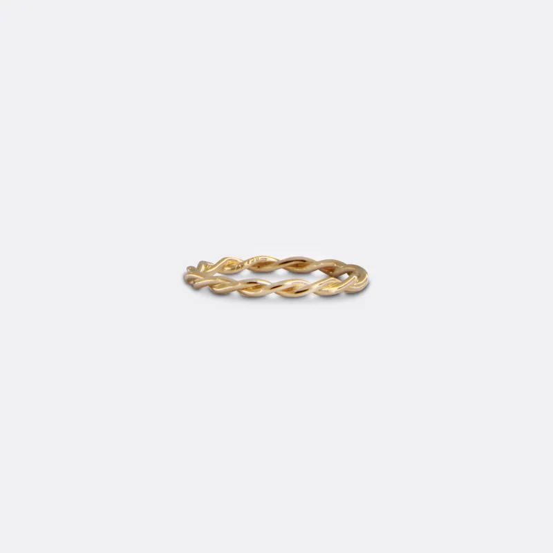 SOFT twisted ring made by Ann Perica