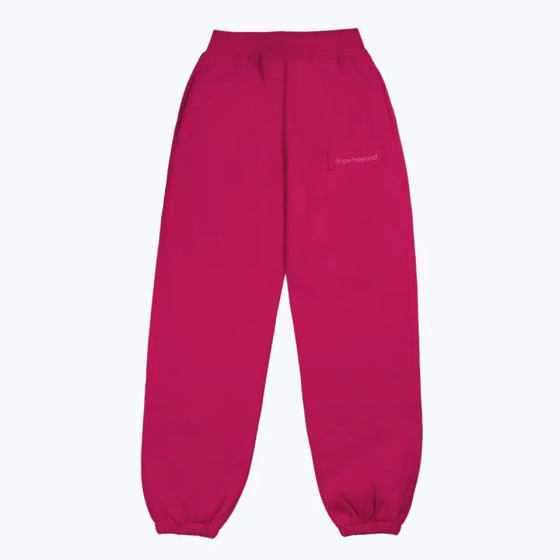 Signature Heavyweight Joggers - Hot Pink sold by Dope Beyond