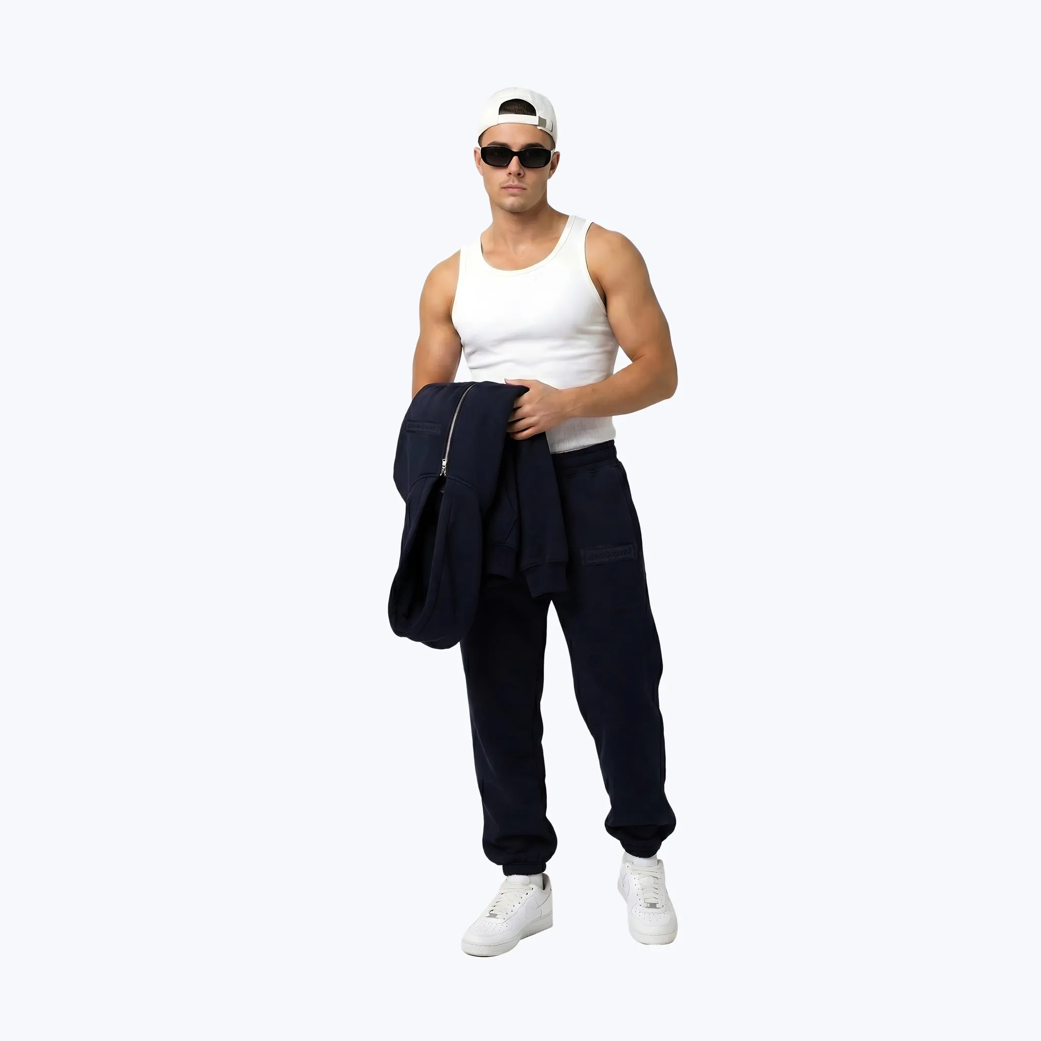 Signature Heavyweight Joggers – Ink Navy sold by Dope Beyond product image thumbnail 2