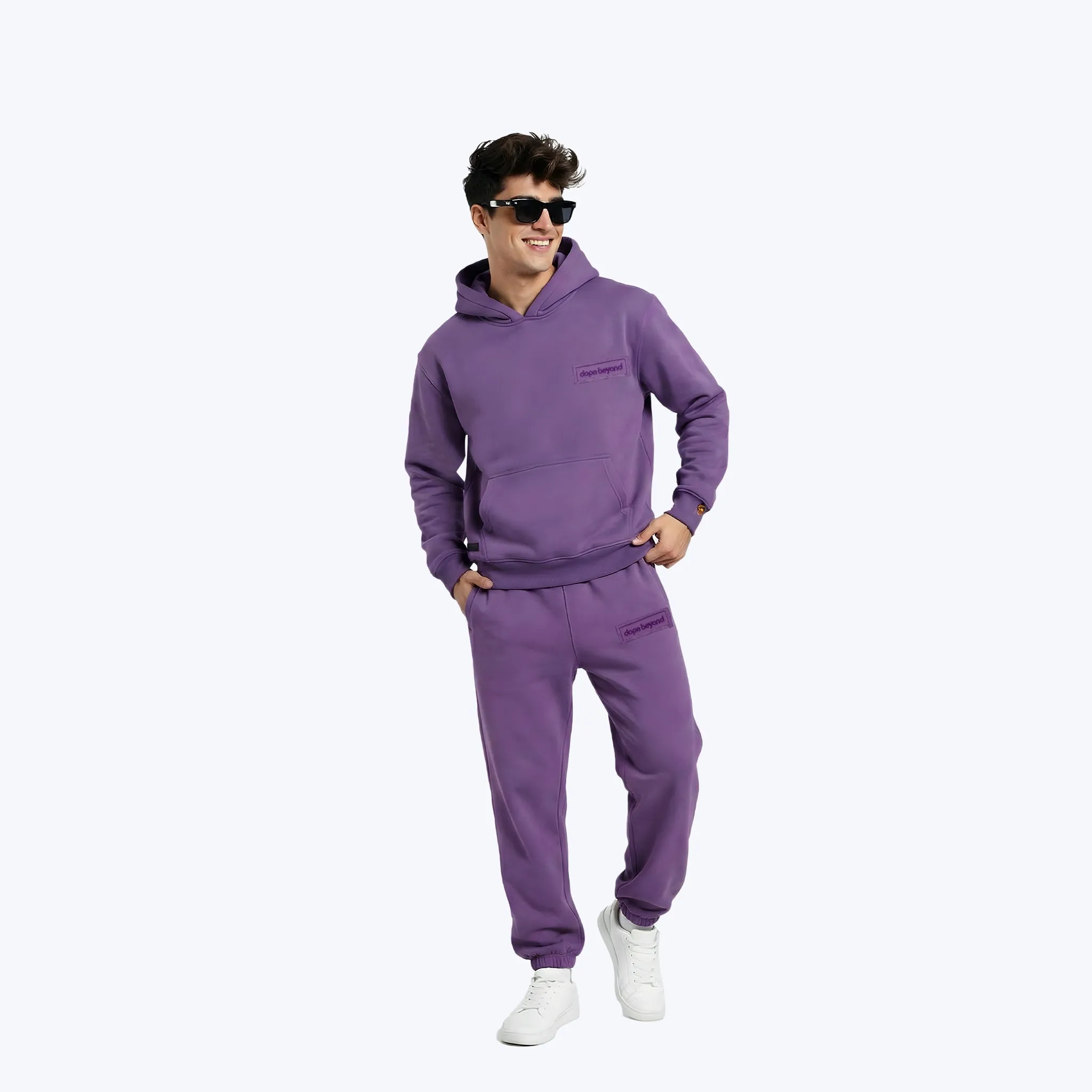 Signature Heavyweight Joggers - Lavender sold by Dope Beyond product image thumbnail 2