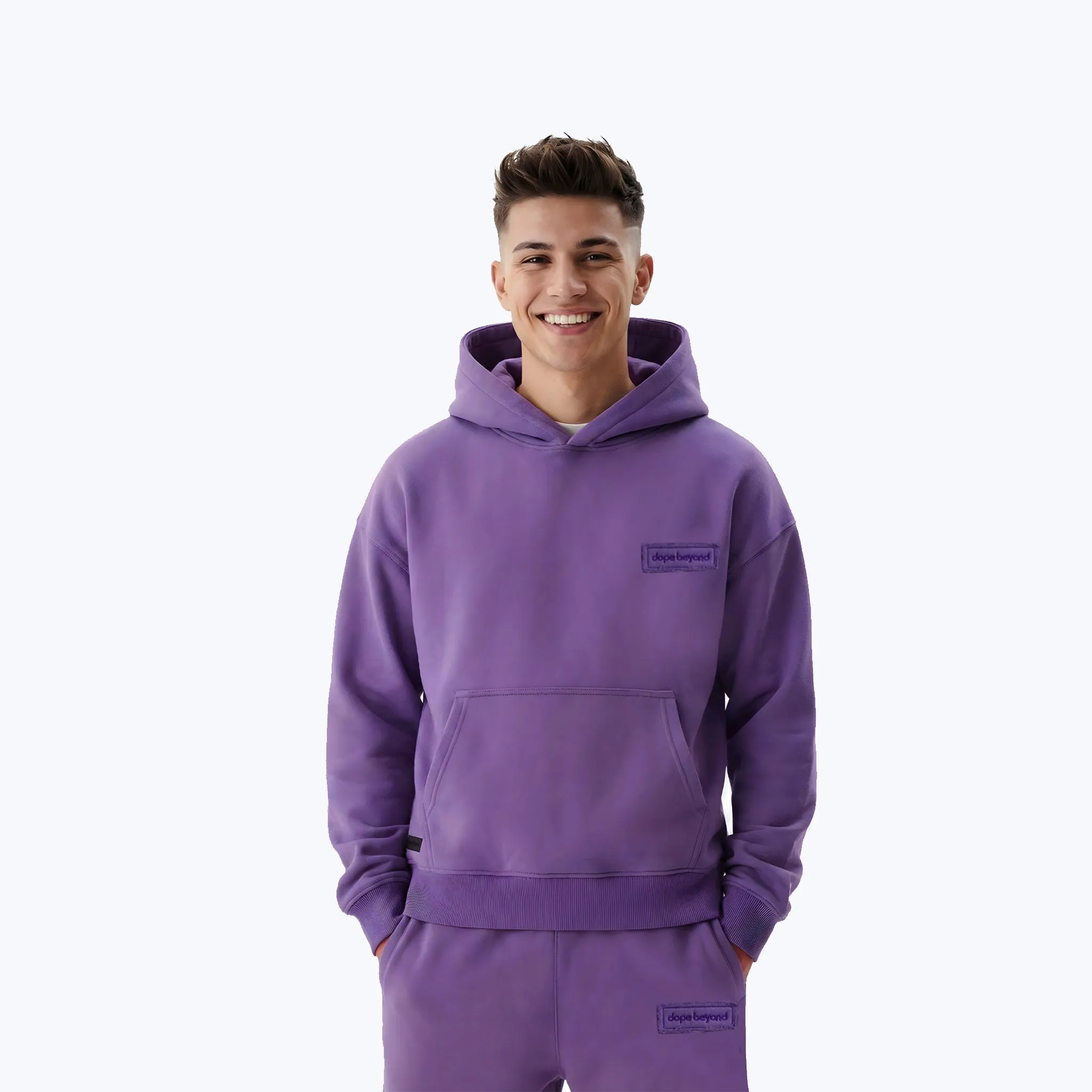 Signature Heavyweight Hoodie – Lavender sold by Dope Beyond product image thumbnail 2