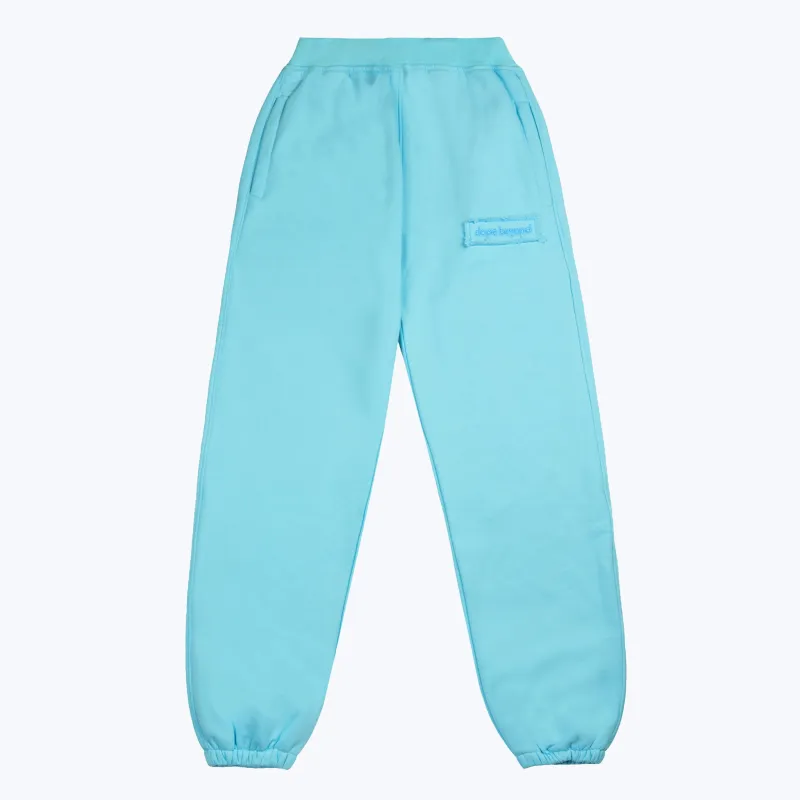 Signature Heavyweight Joggers – Aqua Blue sold by Dope Beyond