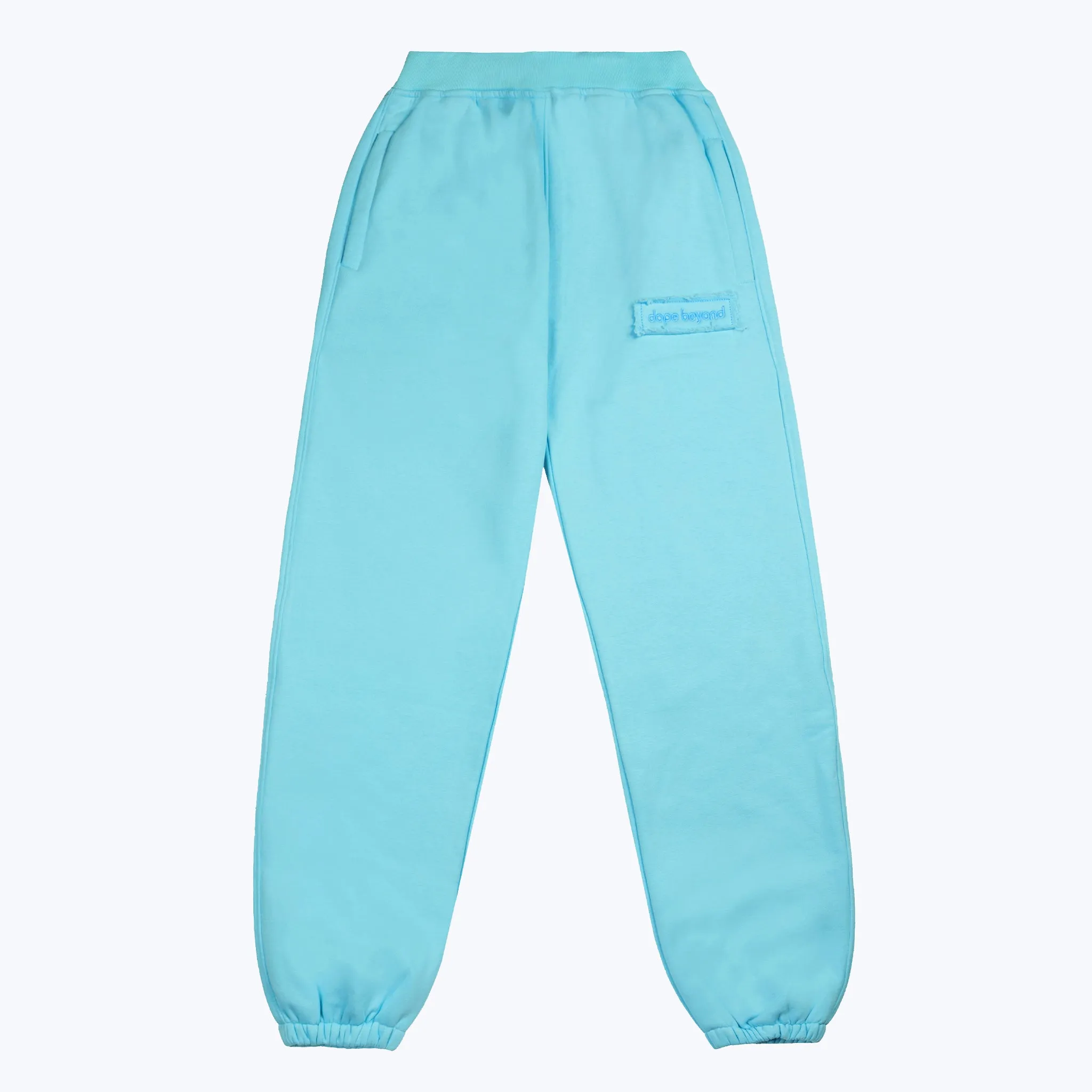 Signature Heavyweight Joggers – Aqua Blue sold by Dope Beyond