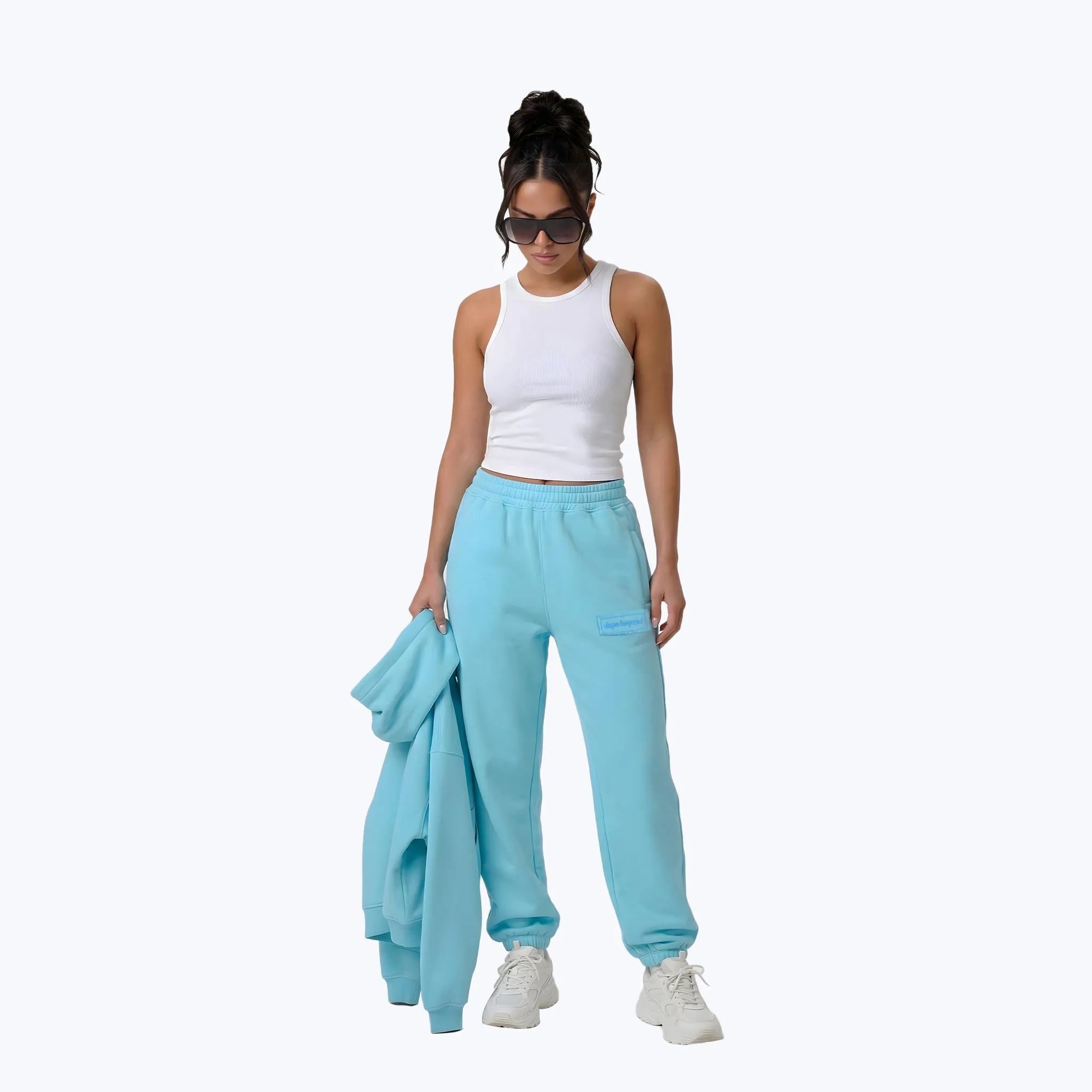 Signature Heavyweight Joggers – Aqua Blue sold by Dope Beyond product image thumbnail 3