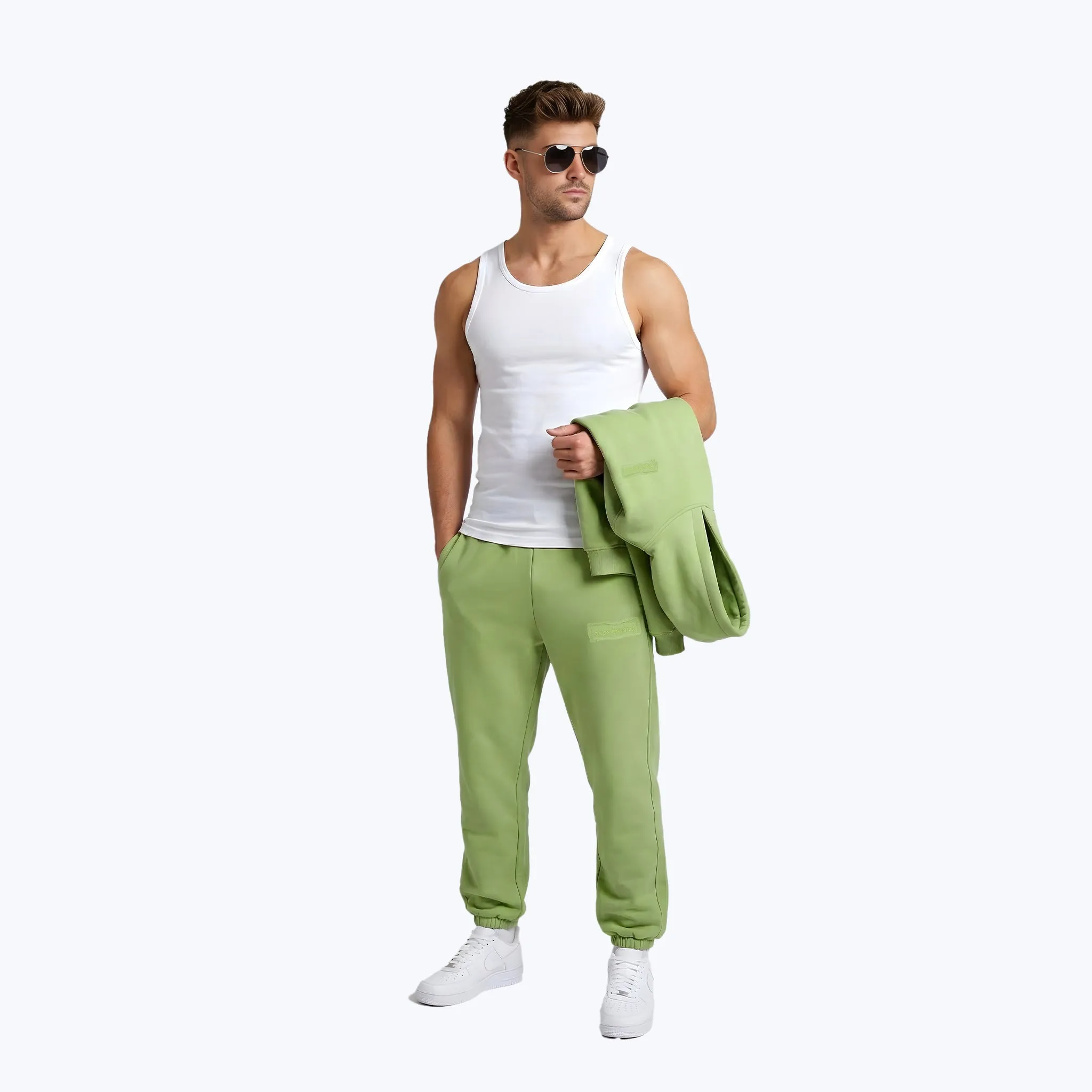 Signature Heavyweight Joggers - Mint Green sold by Dope Beyond product image thumbnail 2