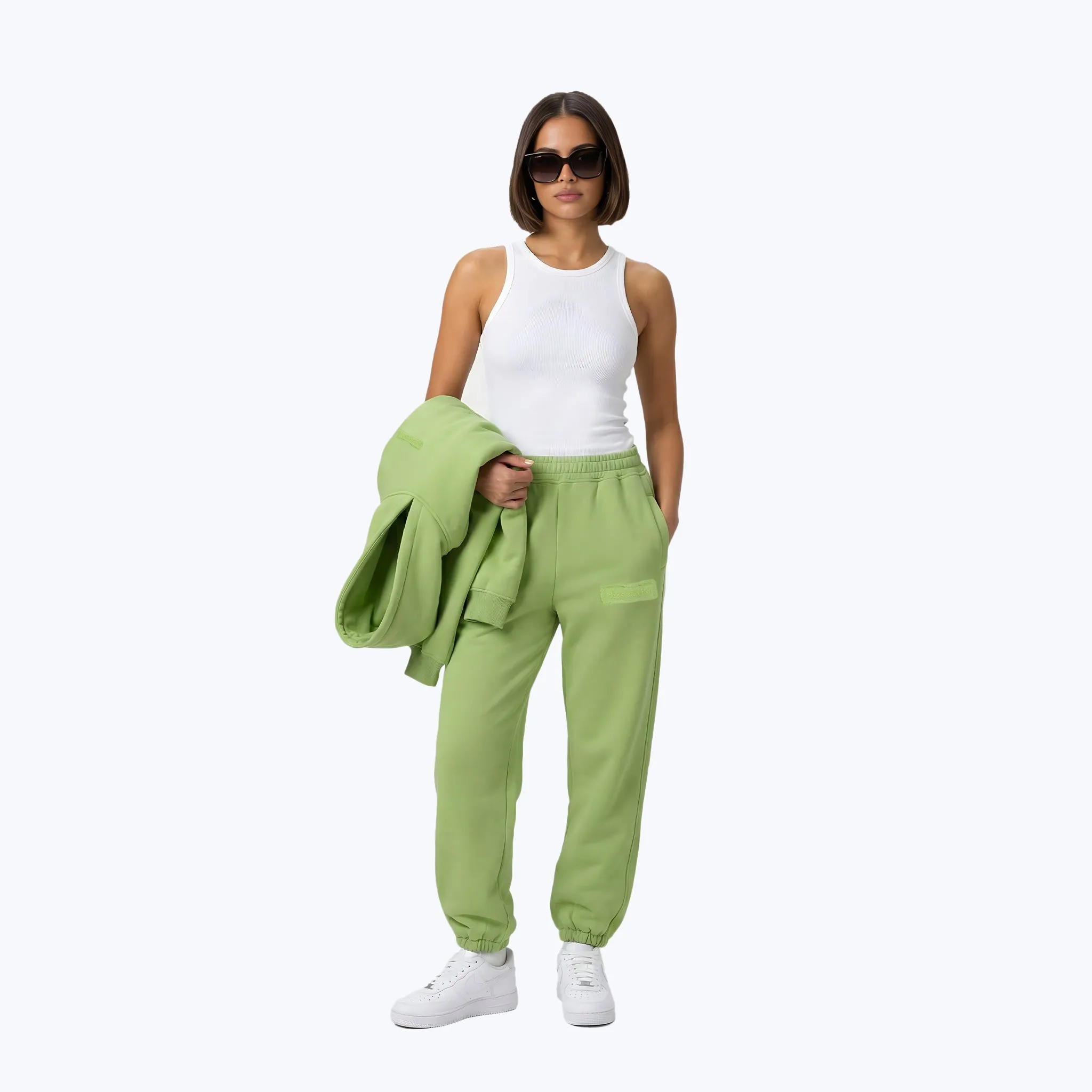 Signature Heavyweight Joggers - Mint Green sold by Dope Beyond product image thumbnail 3