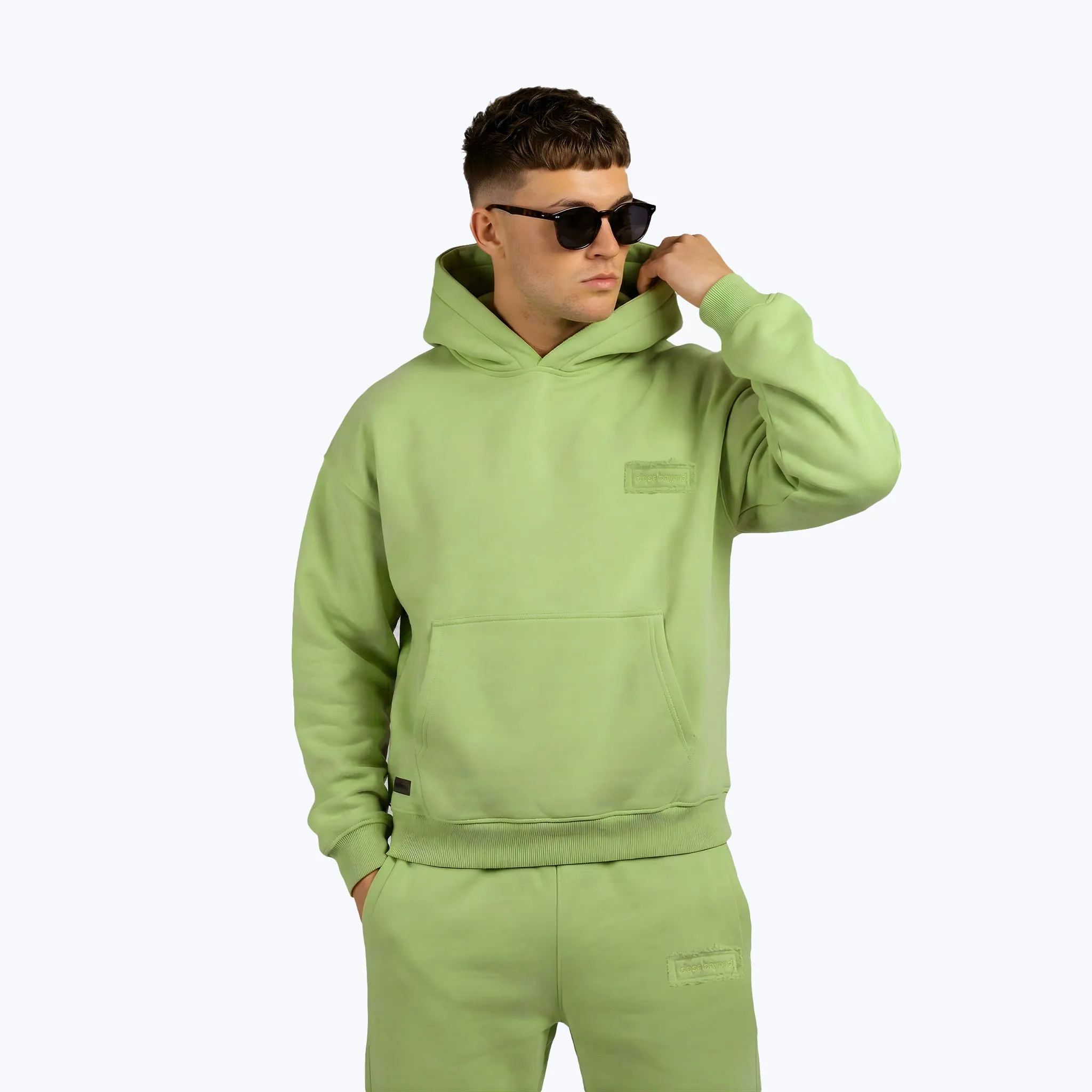 Signature Heavyweight Hoodie – Mint Green sold by Dope Beyond product image thumbnail 2