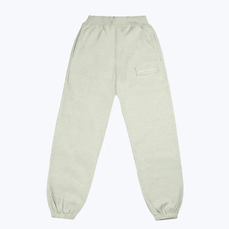 Signature Heavyweight Joggers–  Ecru Melange sold by Dope Beyond
