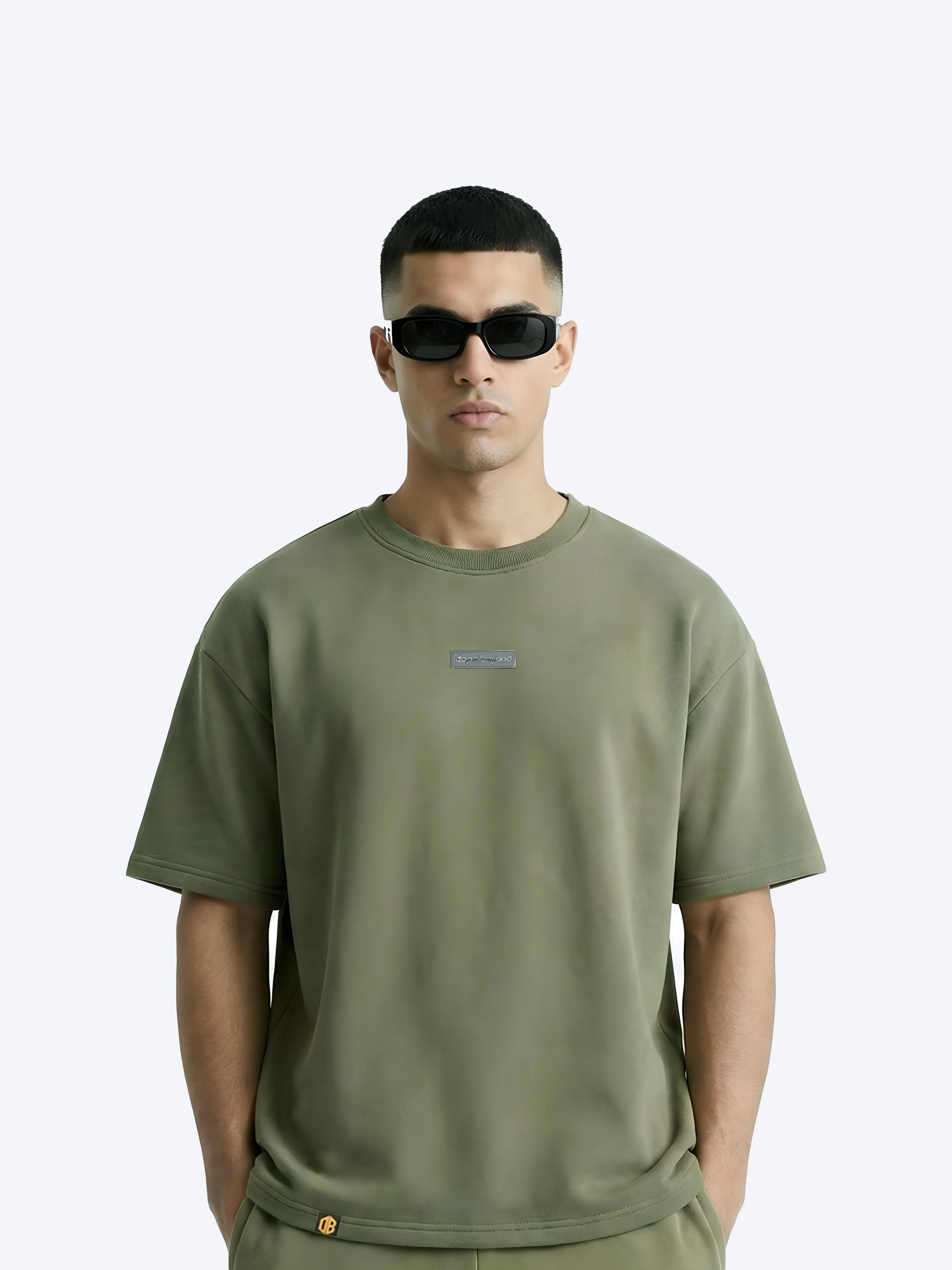 Everyday Heavyweight Tee – Olive Green sold by Dope Beyond product image thumbnail 2