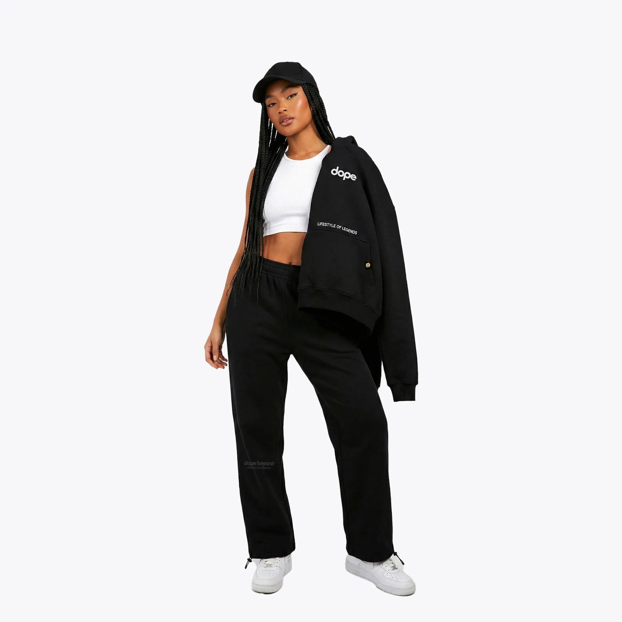 Legends Essential Joggers – Jet Black sold by Dope Beyond product image thumbnail 3