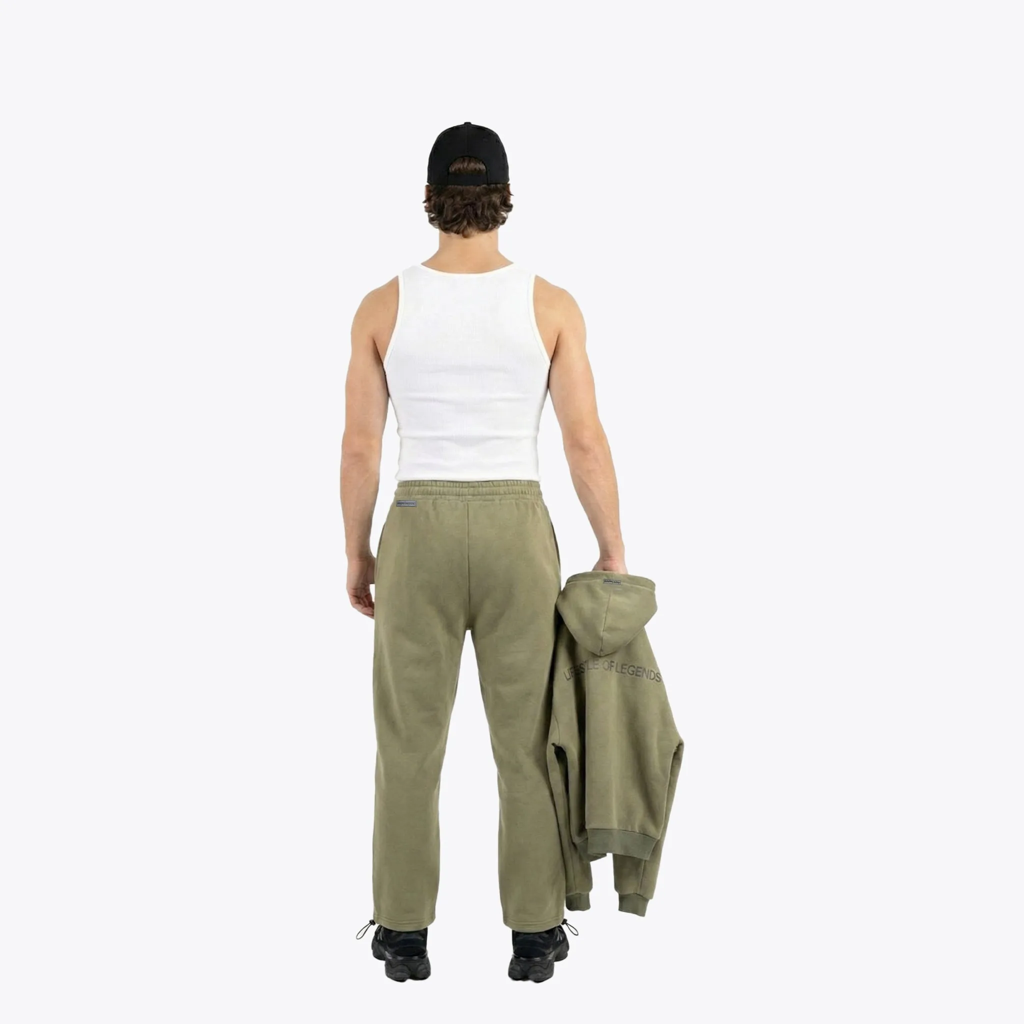 Legends Essential Joggers – Olive Green sold by Dope Beyond product image thumbnail 4