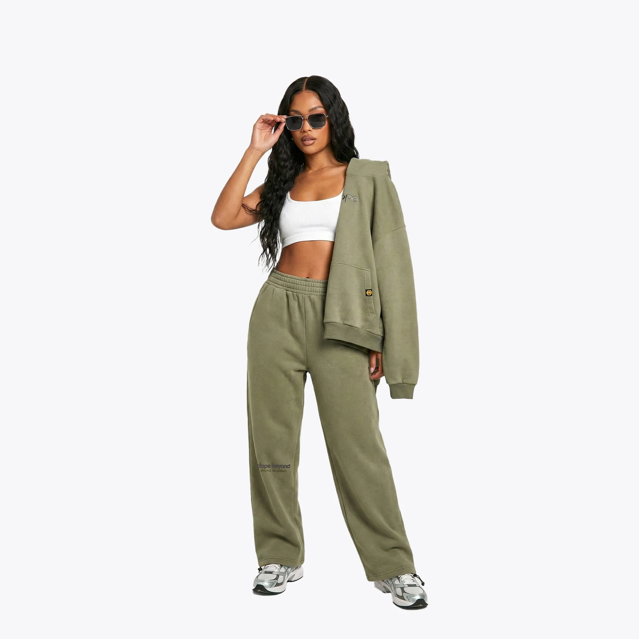 Legends Essential Joggers – Olive Green sold by Dope Beyond product image thumbnail 3