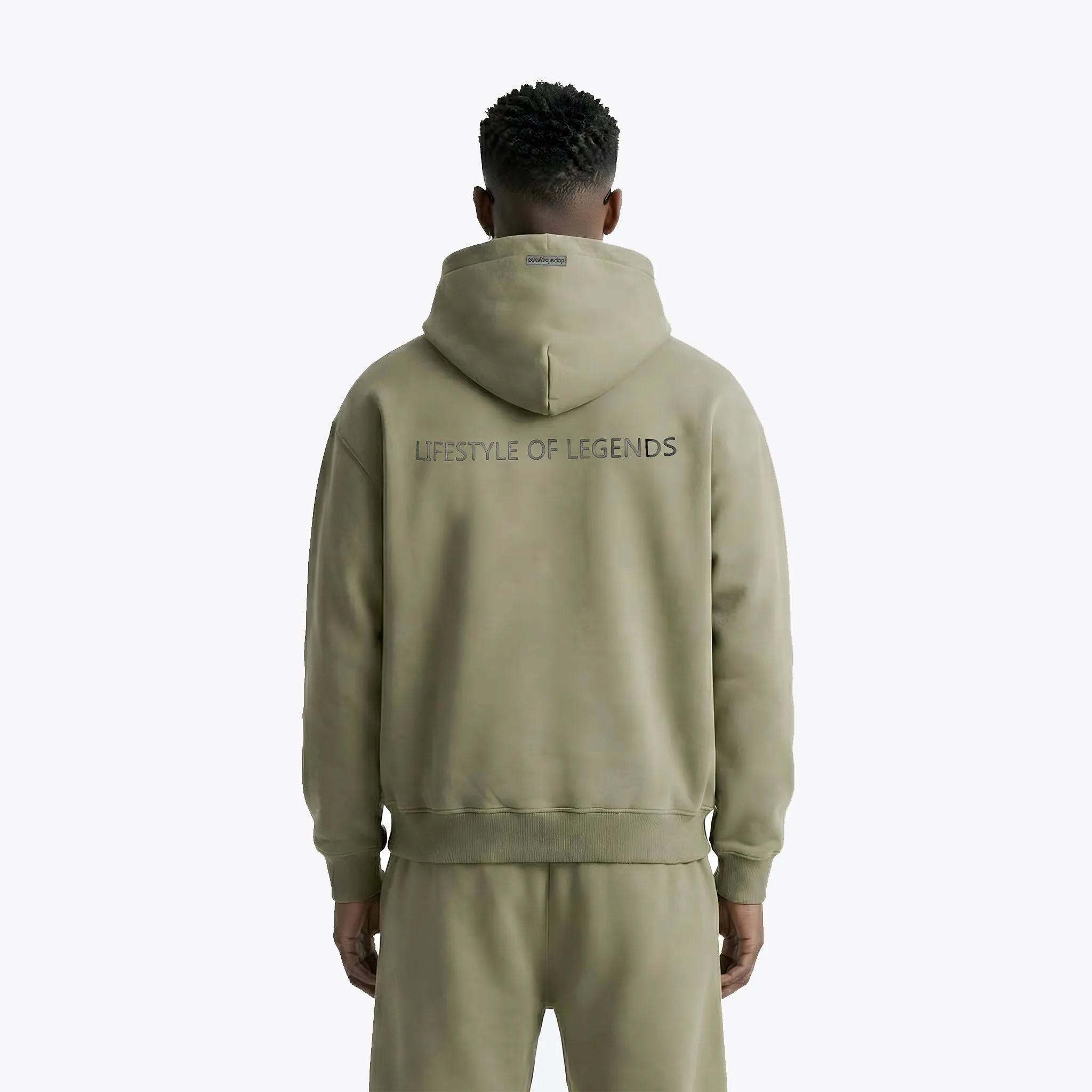 Legends Series Oversized Hoodie - Olive Green sold by Dope Beyond product image thumbnail 4