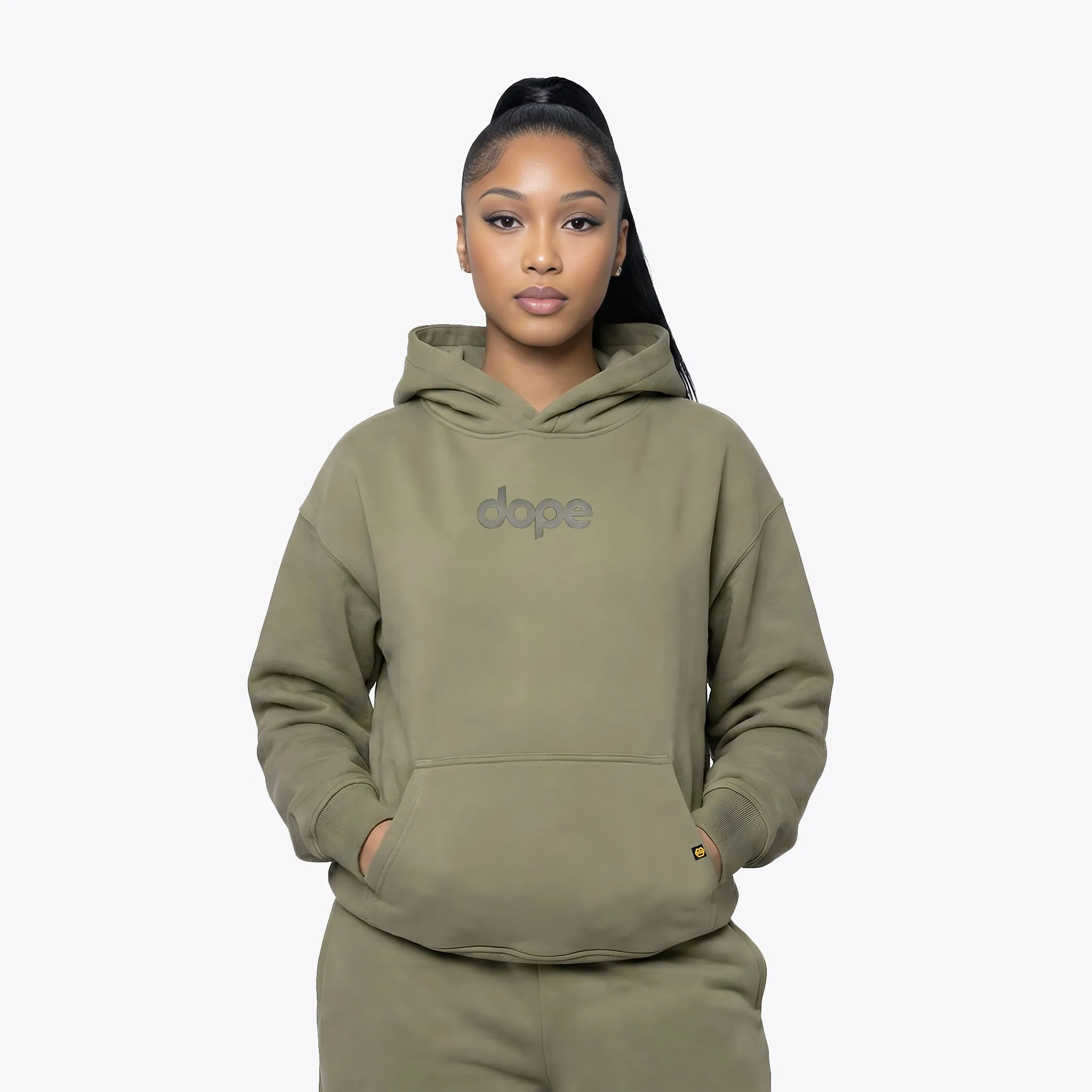 Legends Series Oversized Hoodie - Olive Green sold by Dope Beyond product image thumbnail 3