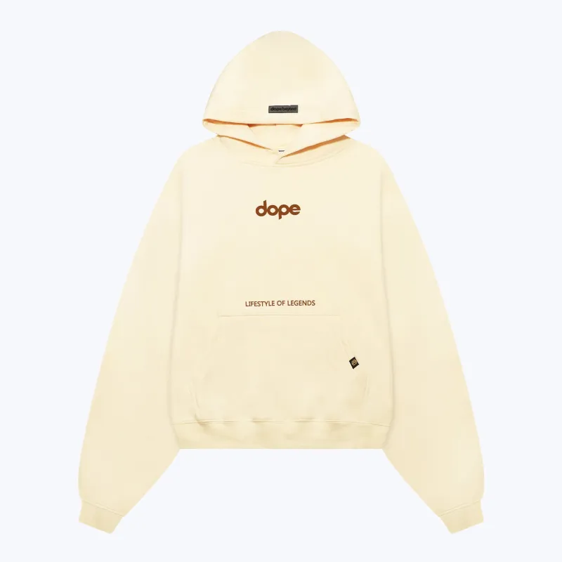 Legends Series Oversized Hoodie - Beige sold by Dope Beyond