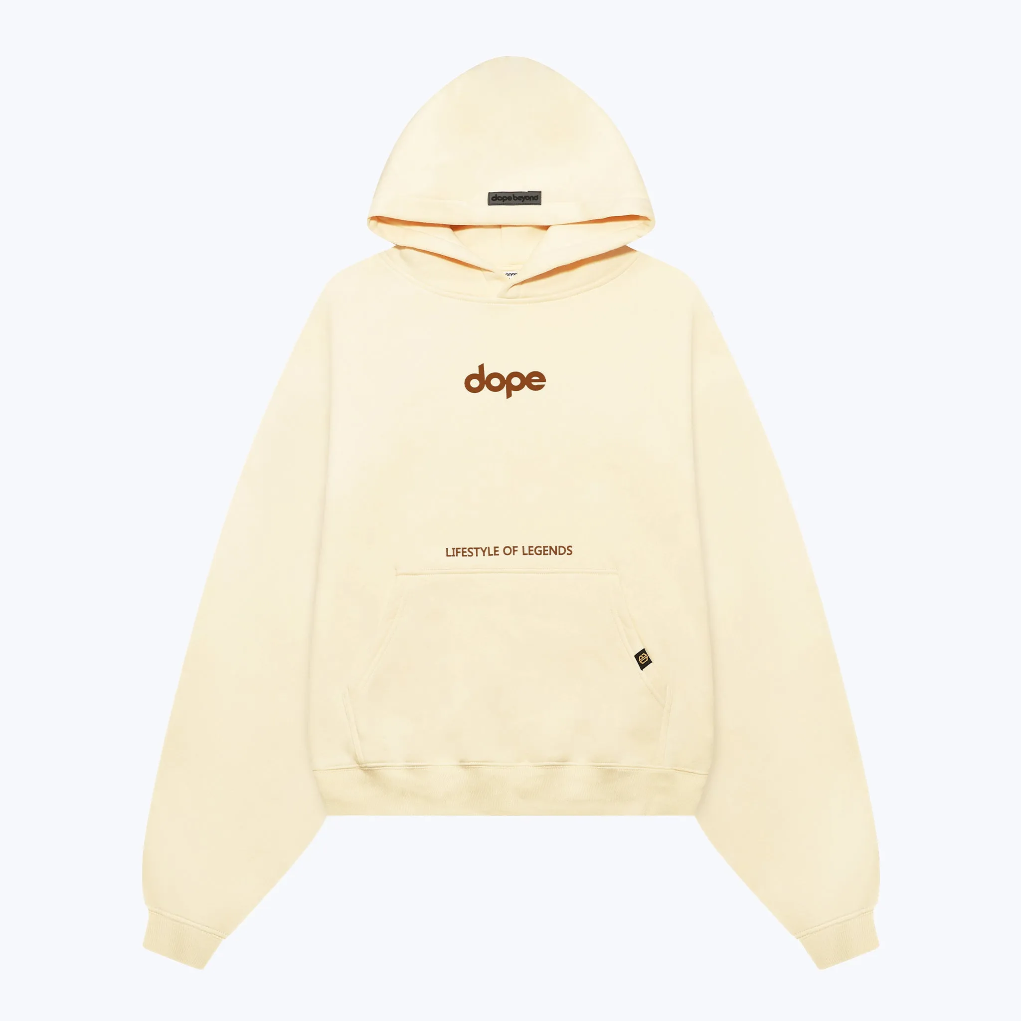 Legends Series Oversized Hoodie - Beige sold by Dope Beyond