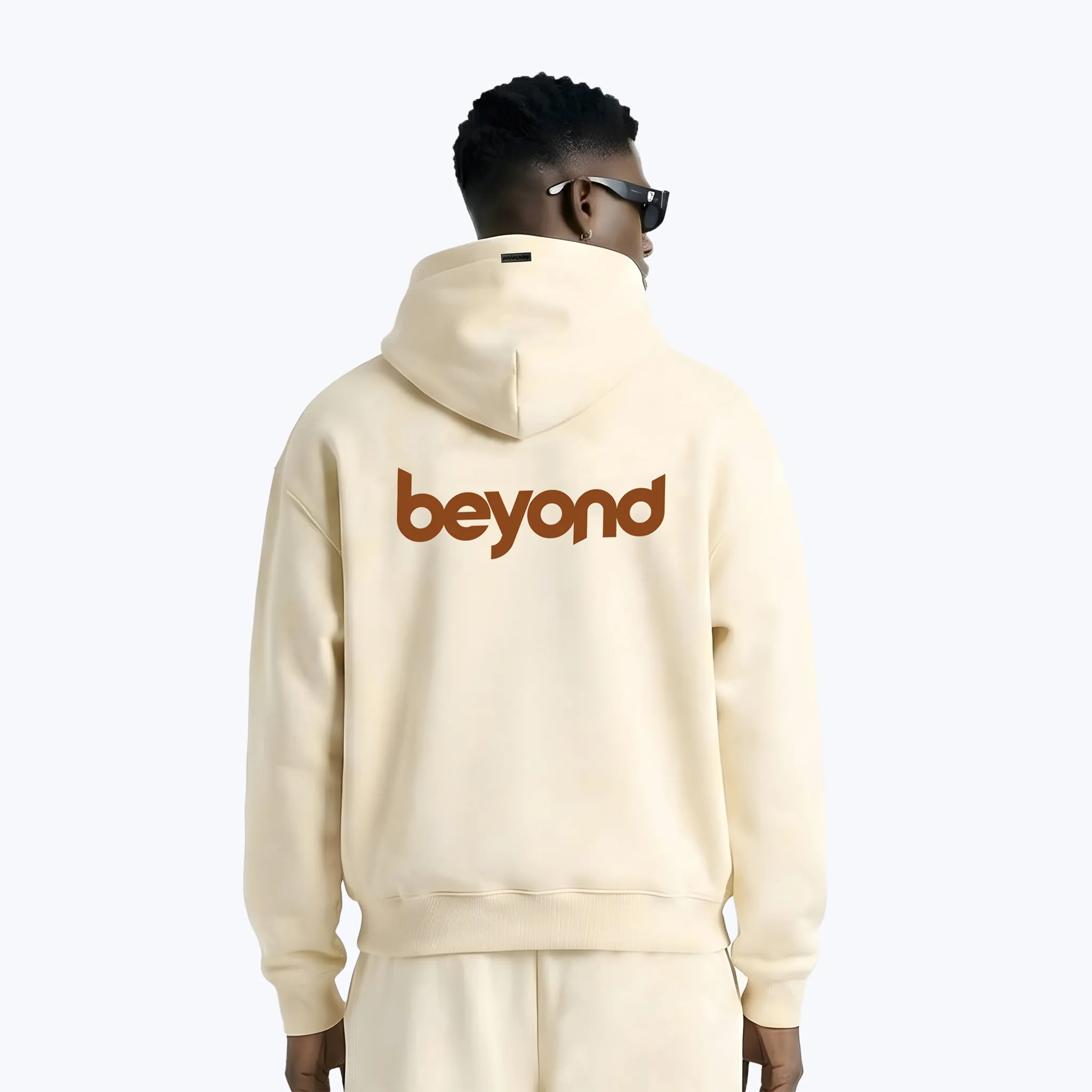 Legends Series Oversized Hoodie - Beige sold by Dope Beyond product image thumbnail 5