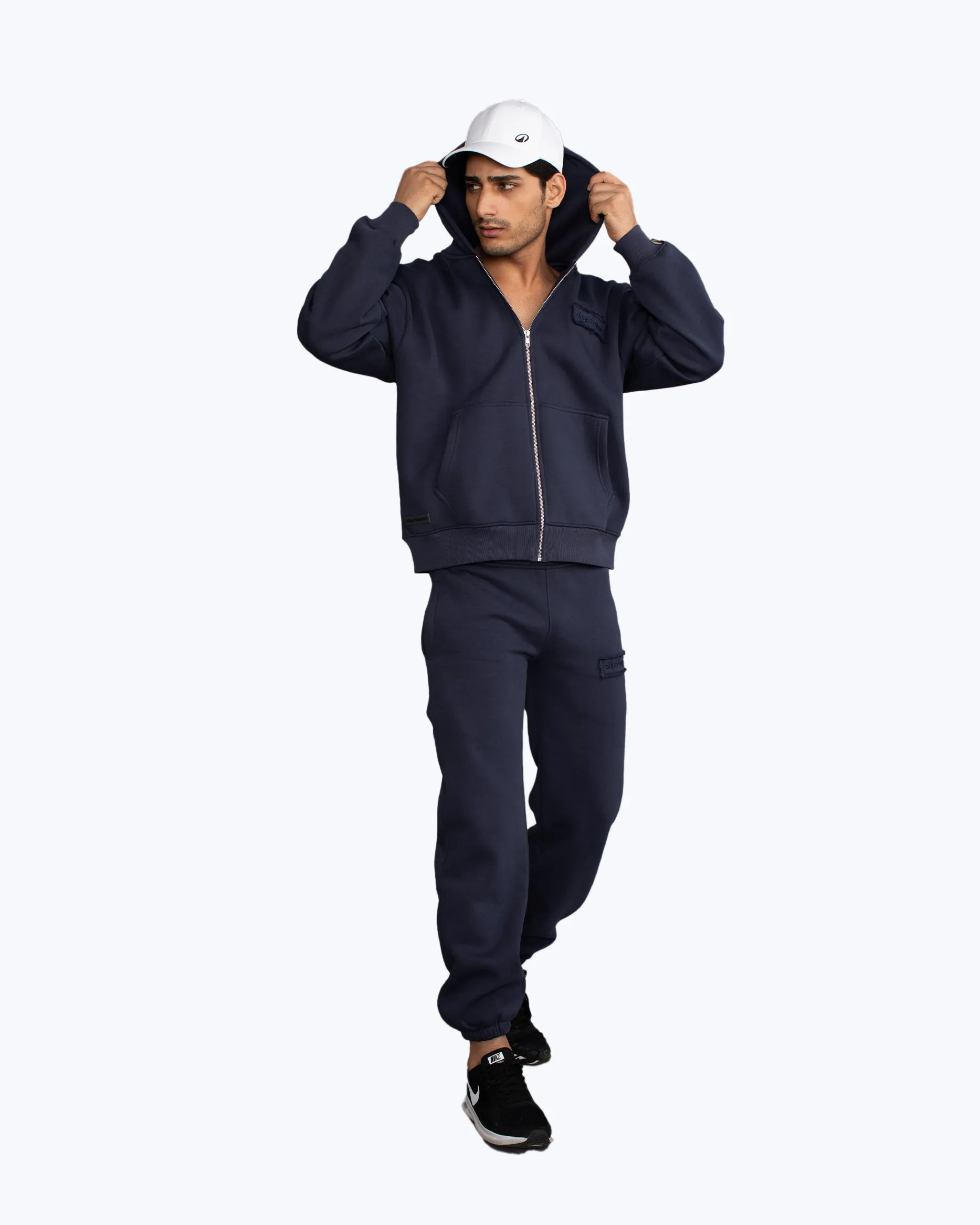 Signature Heavyweight Zip Co-ord Set – Ink Navy sold by Dope Beyond product image thumbnail 3