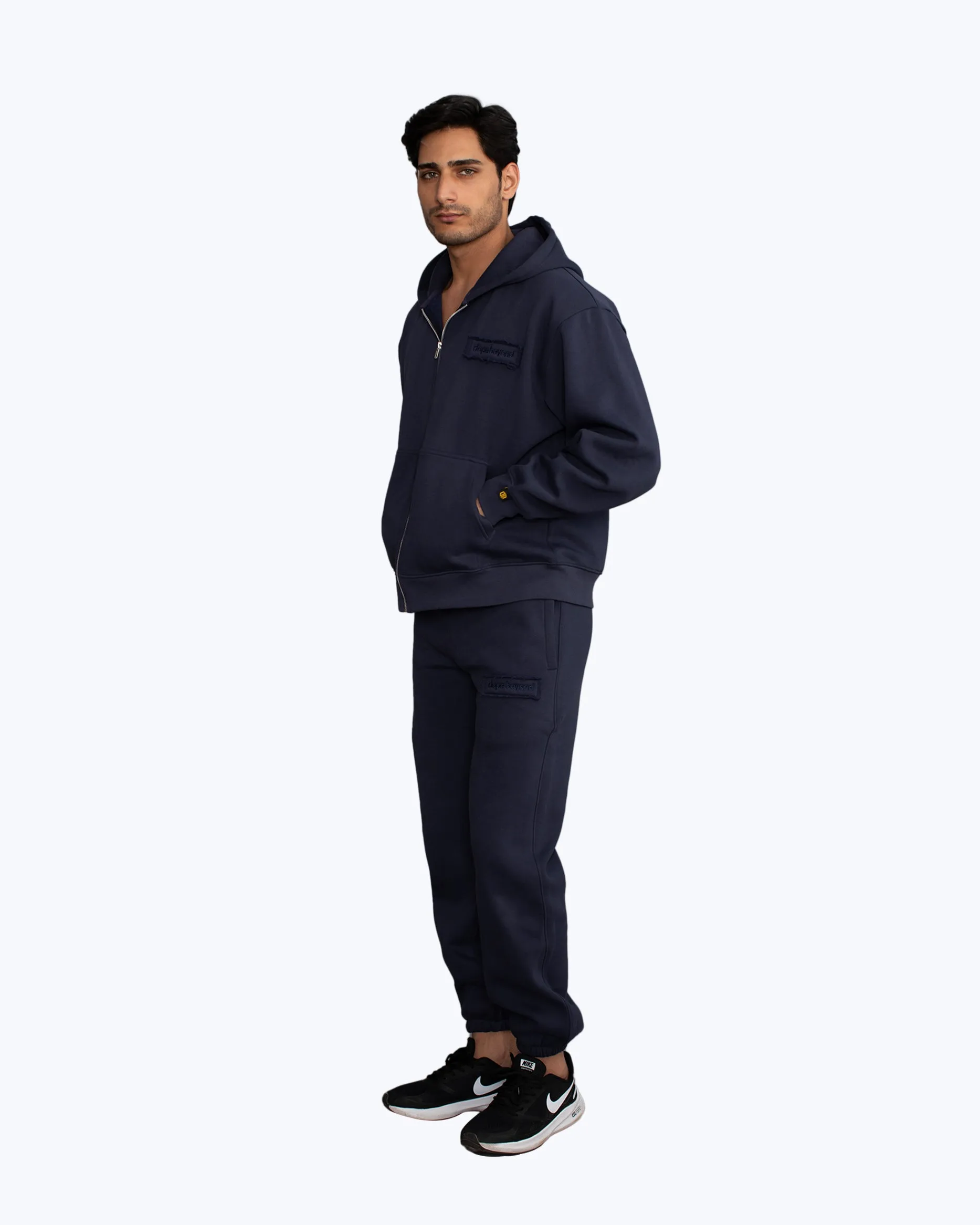 Signature Heavyweight Zip Co-ord Set – Ink Navy sold by Dope Beyond product image thumbnail 5