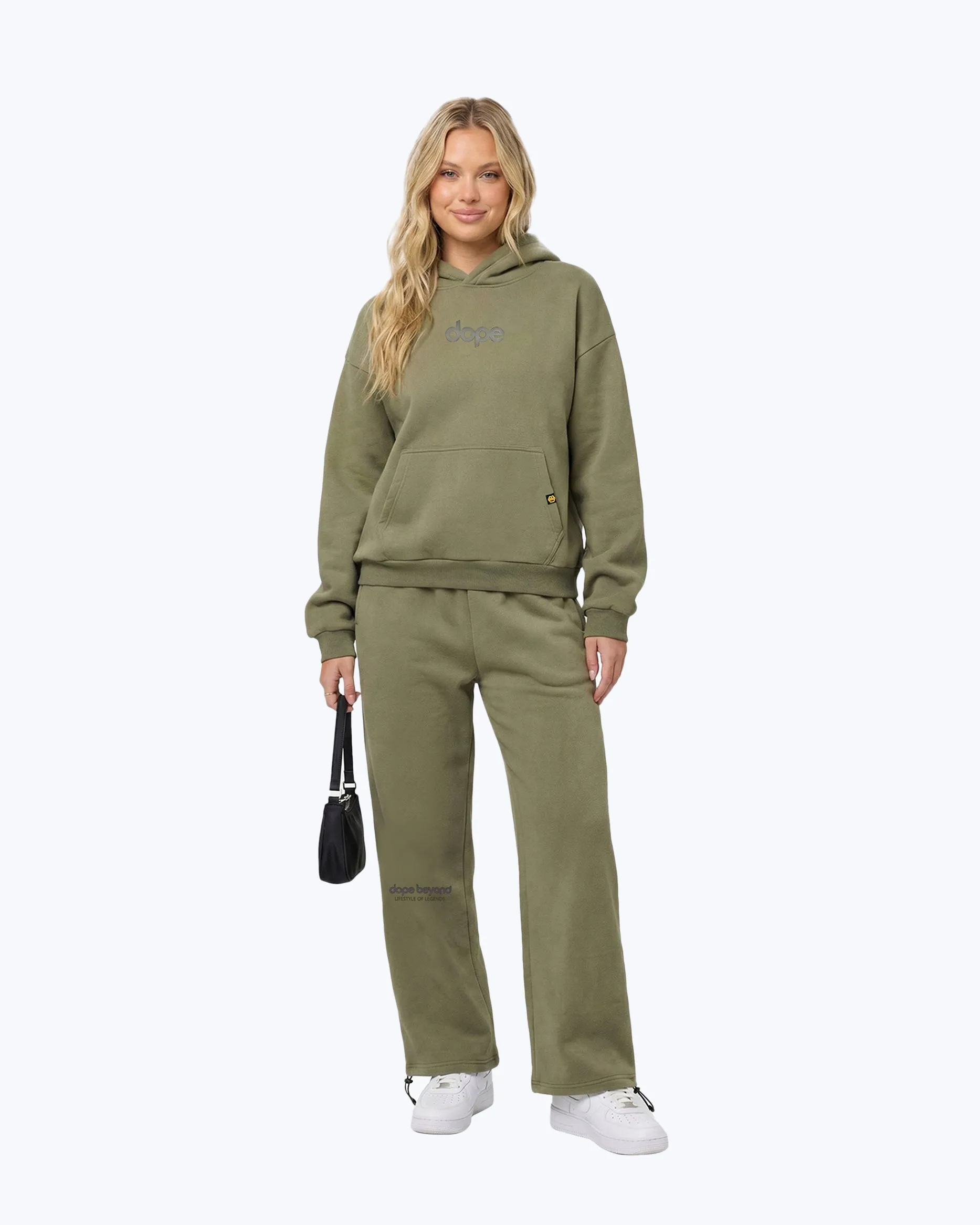 Legends Oversized Co-ord Set – Olive Green sold by Dope Beyond product image thumbnail 2